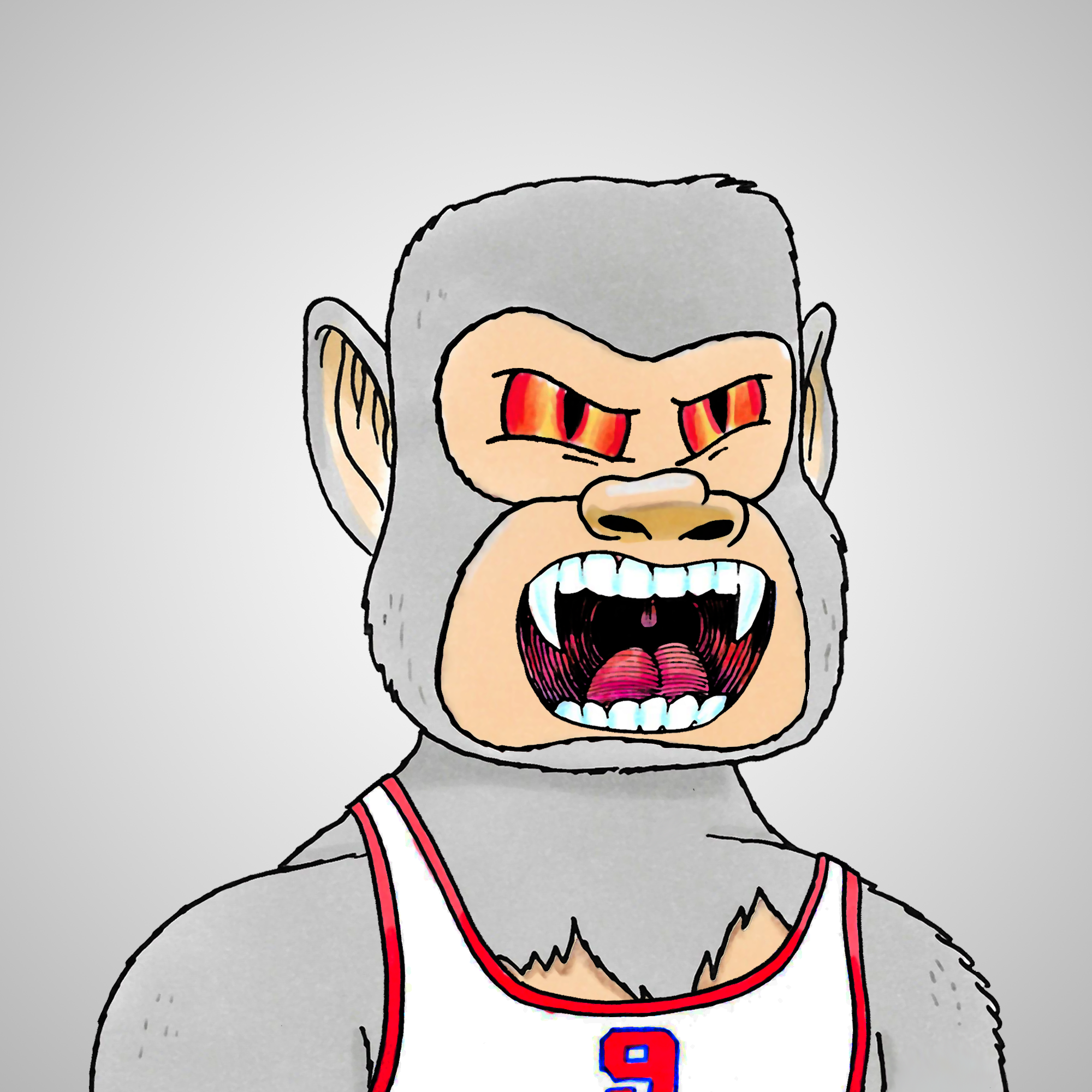 George Trosley - Jungle Freaks - Jungle Freak 3494 - NFT # 3494