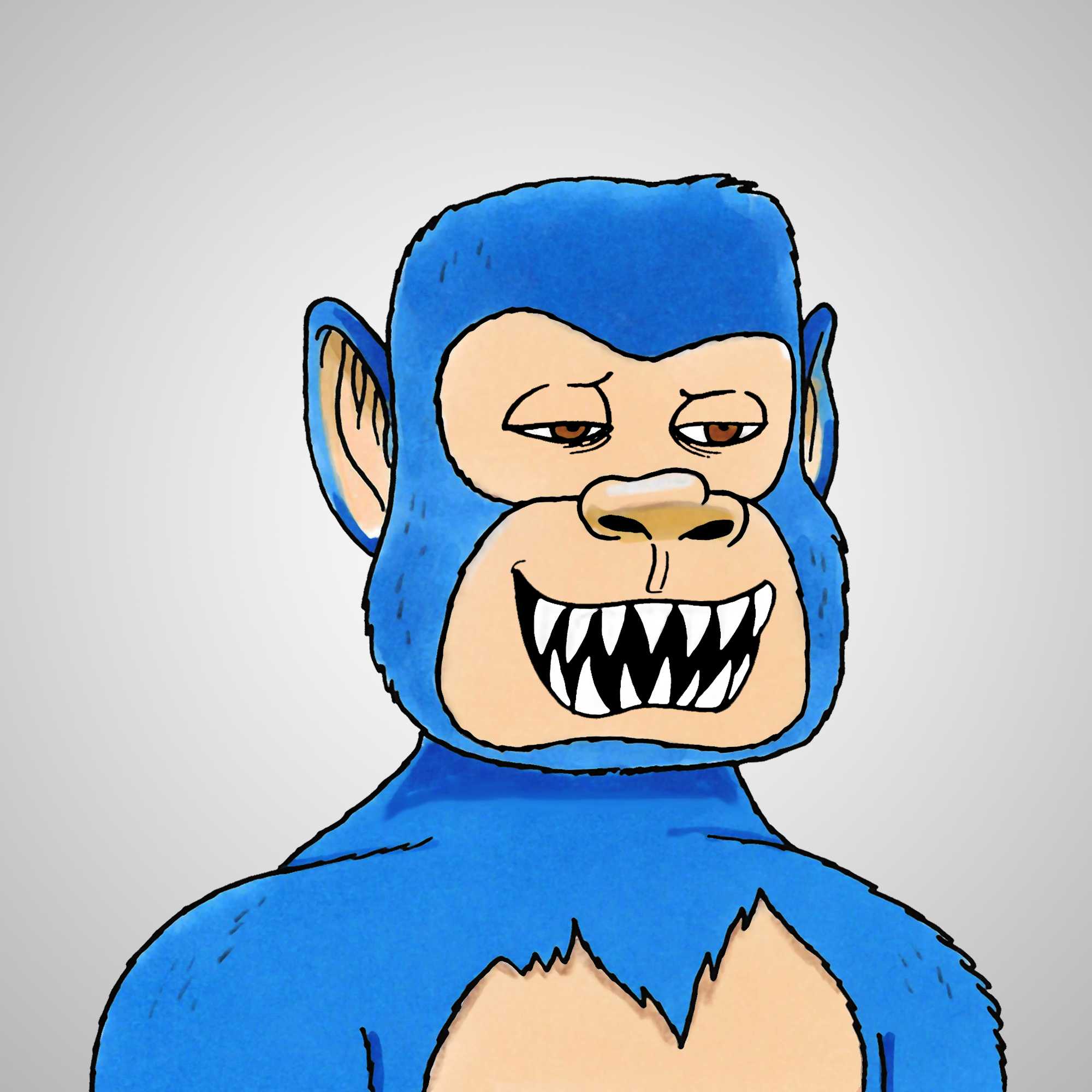 George Trosley - Jungle Freaks - Jungle Freak 3495 - NFT # 3495