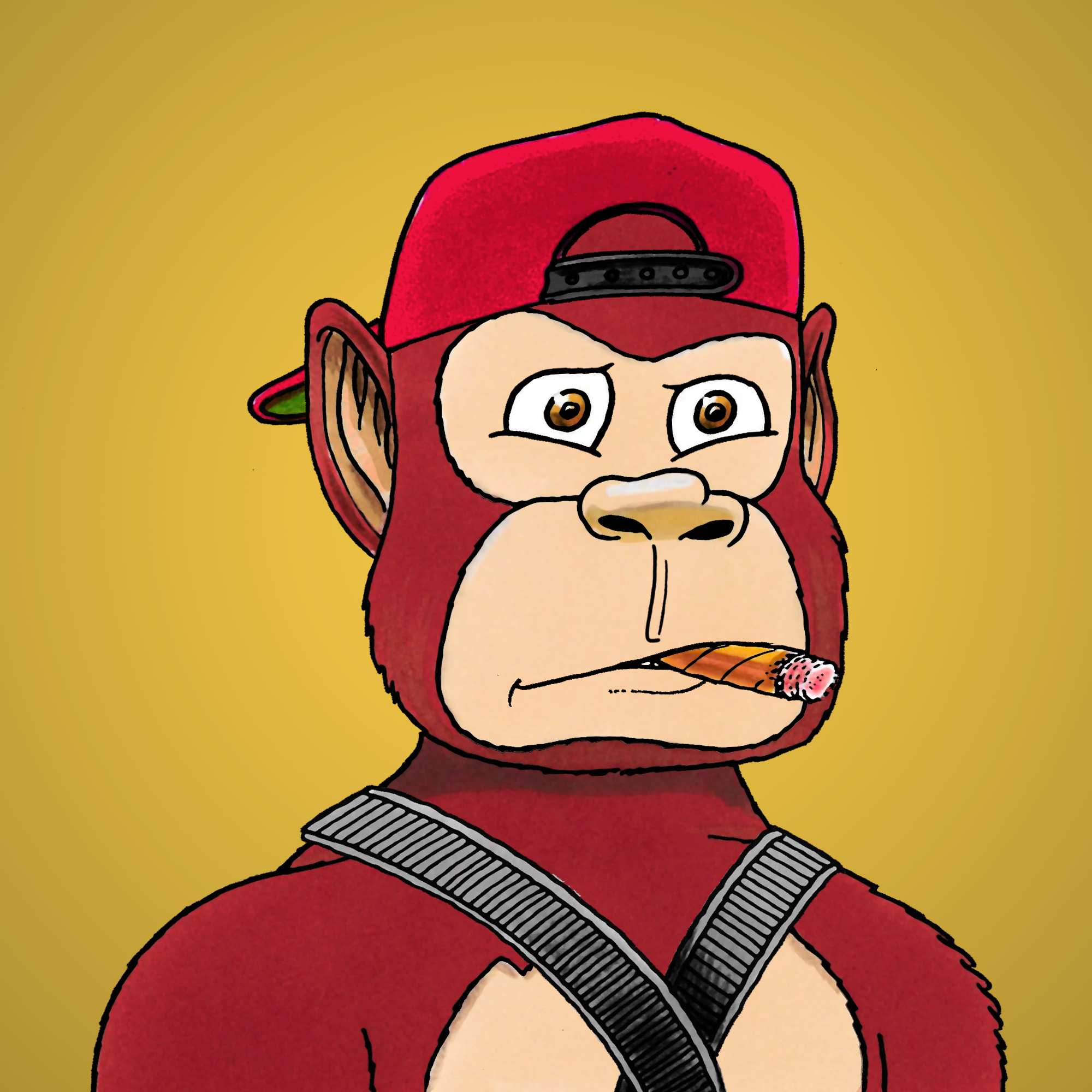 George Trosley - Jungle Freaks - Jungle Freak 3498 - NFT # 3498