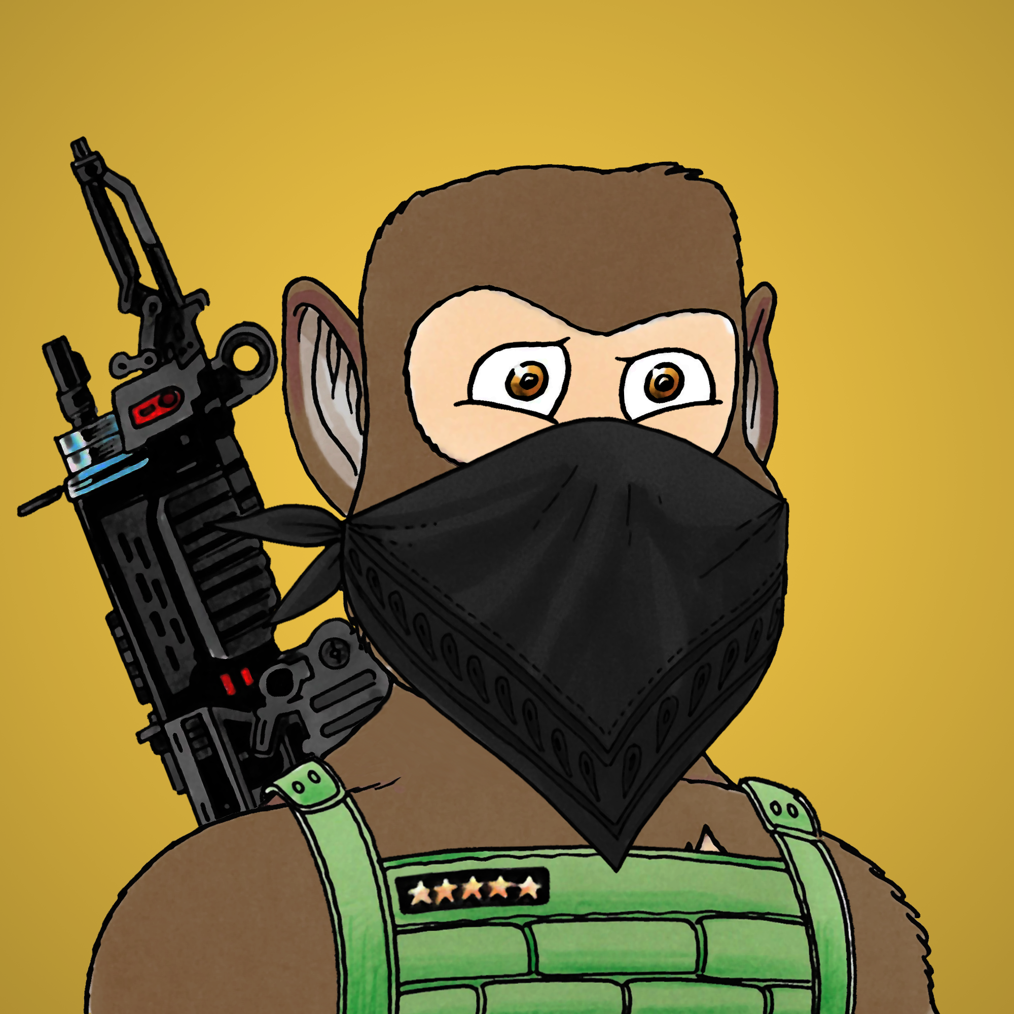 George Trosley - Jungle Freaks - Jungle Freak 3499 - NFT # 3499