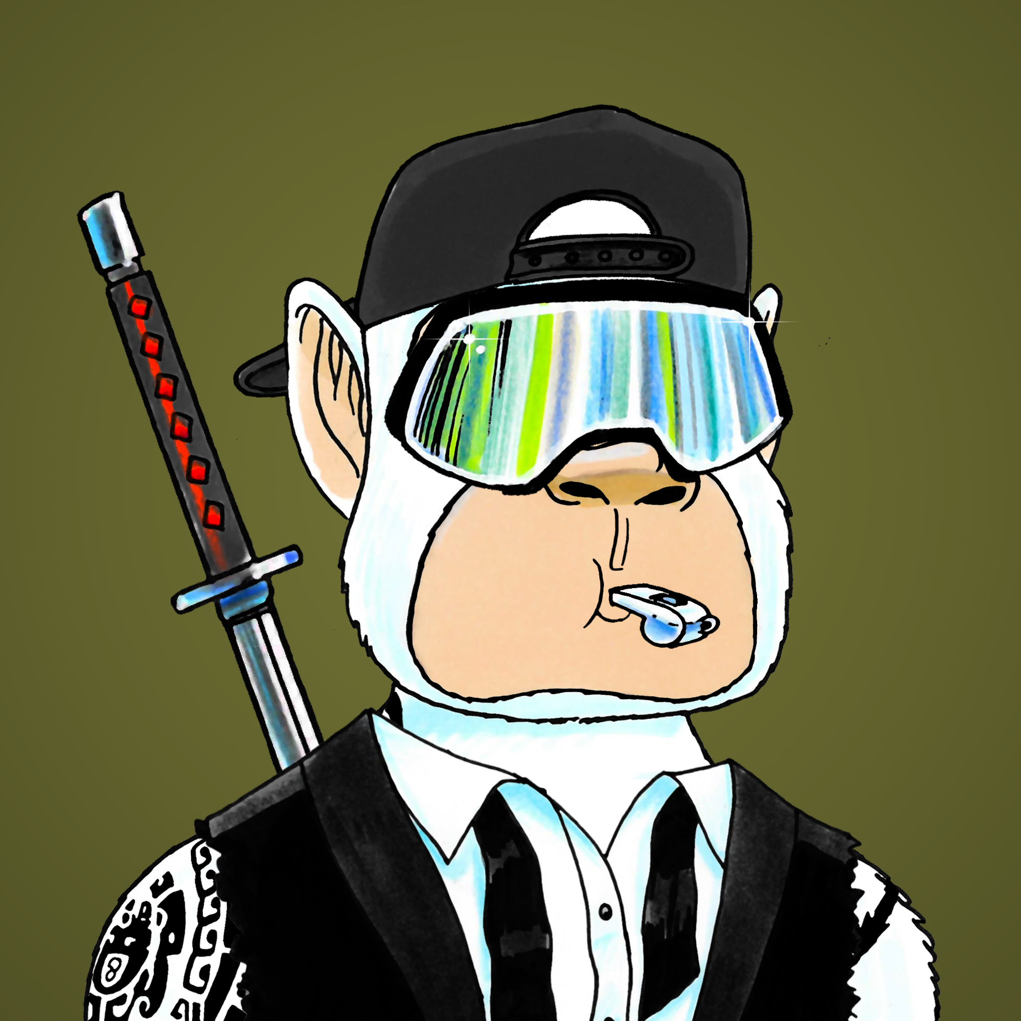 George Trosley - Jungle Freaks - Jungle Freak 350 - NFT # 350