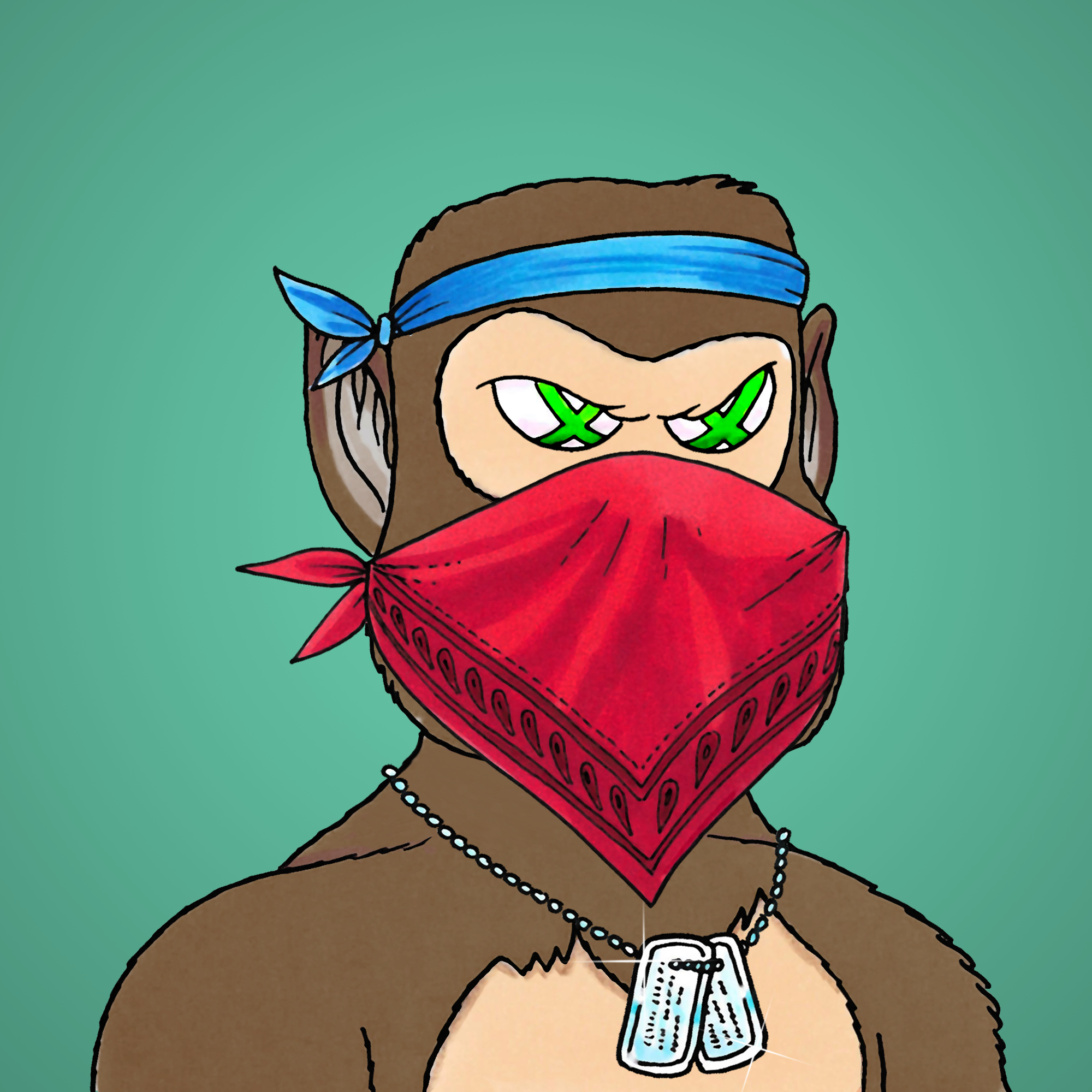 George Trosley - Jungle Freaks - Jungle Freak 351 - NFT # 351