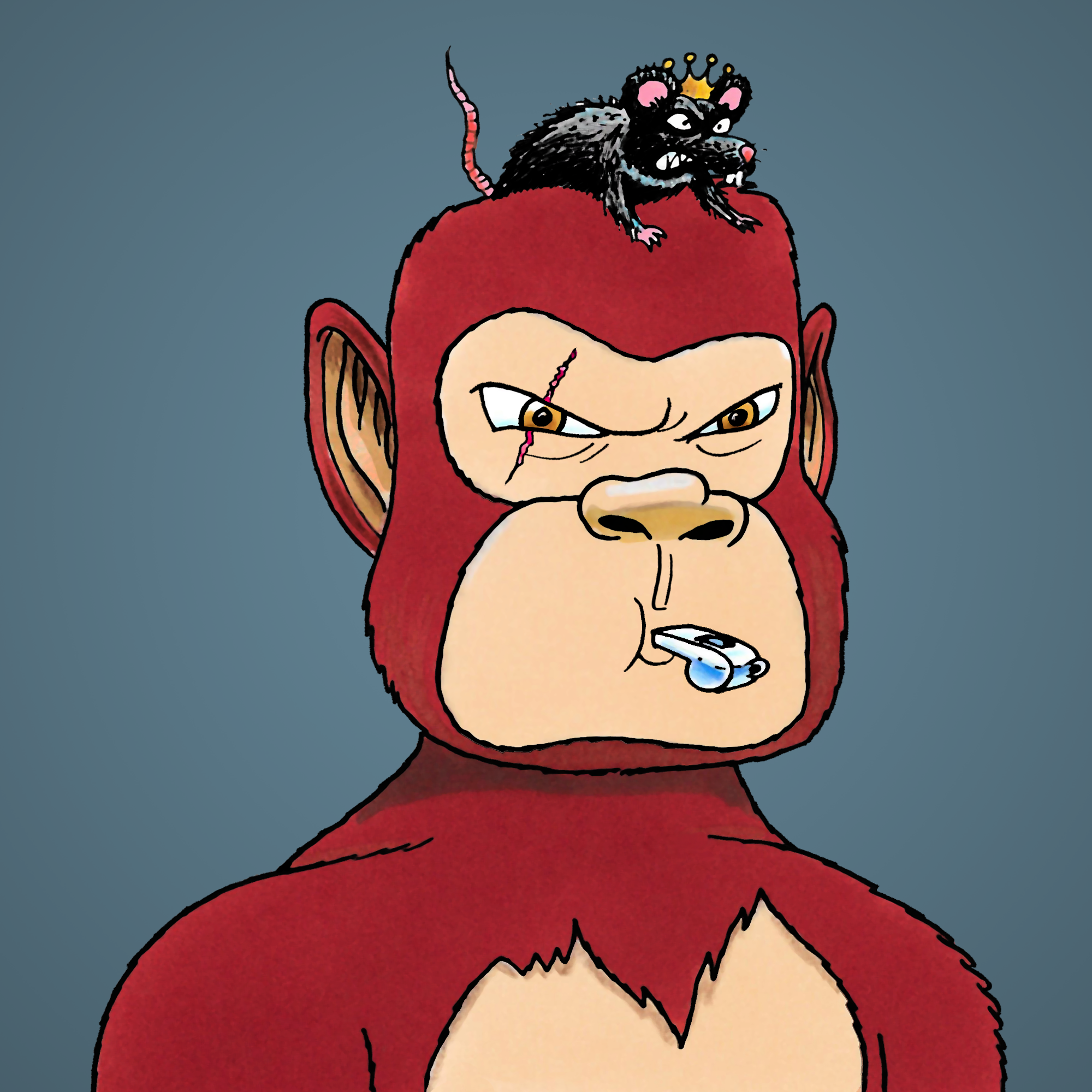 George Trosley - Jungle Freaks - Jungle Freak 3510 - NFT # 3510