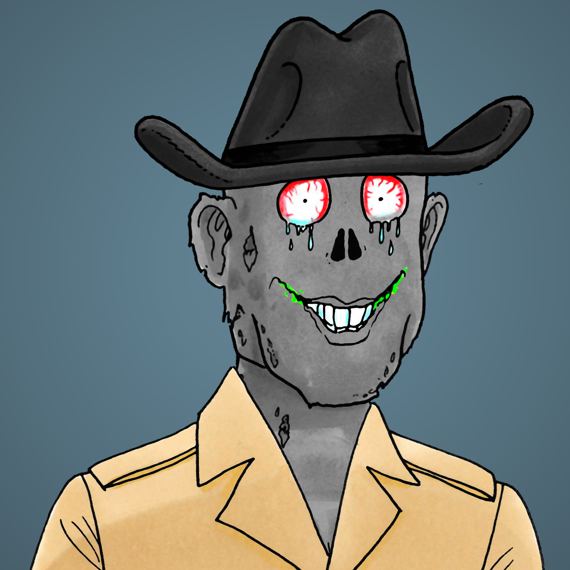 George Trosley - Jungle Freaks - Jungle Freak 3517 - NFT # 3517