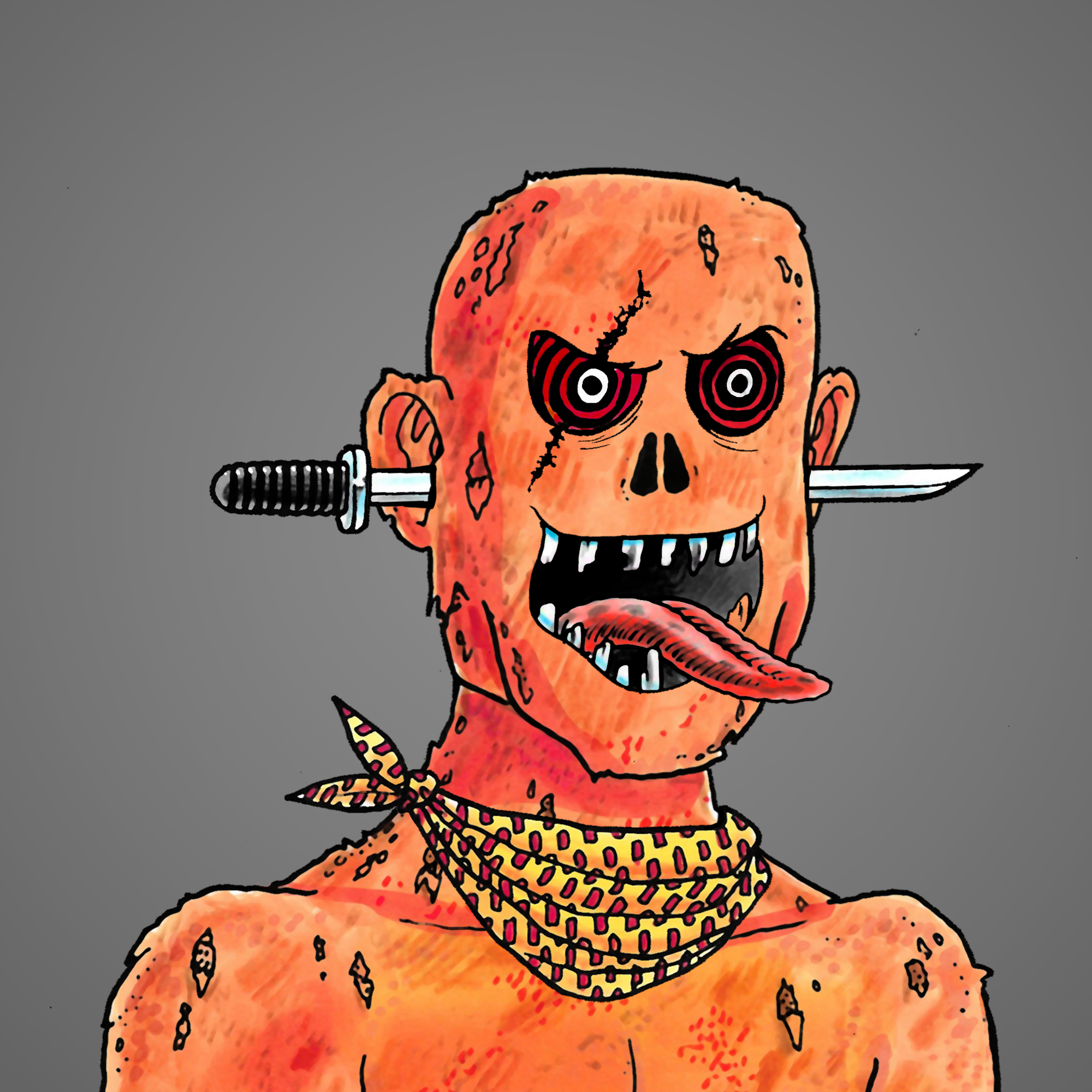 George Trosley - Jungle Freaks - Jungle Freak 3518 - NFT # 3518