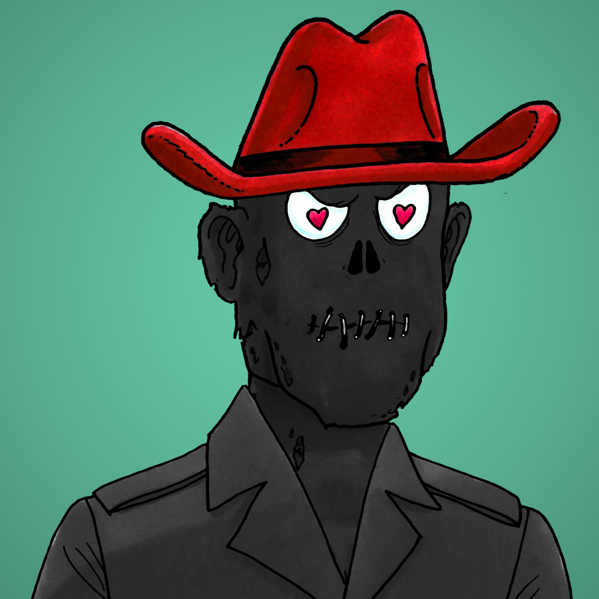 George Trosley - Jungle Freaks - Jungle Freak 3519 - NFT # 3519