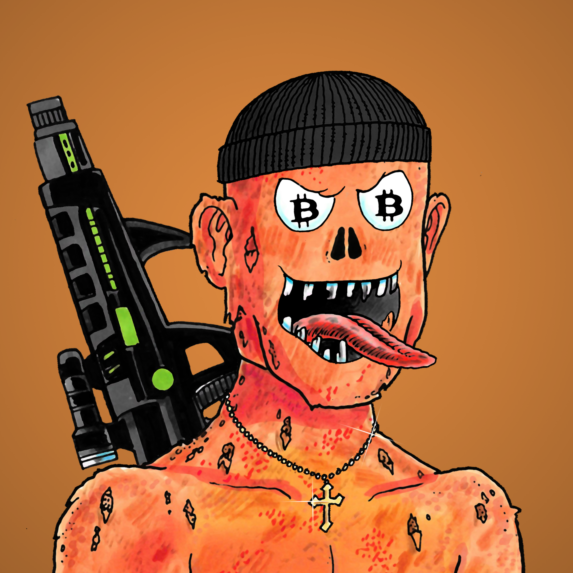 George Trosley - Jungle Freaks - Jungle Freak 3523 - NFT # 3523