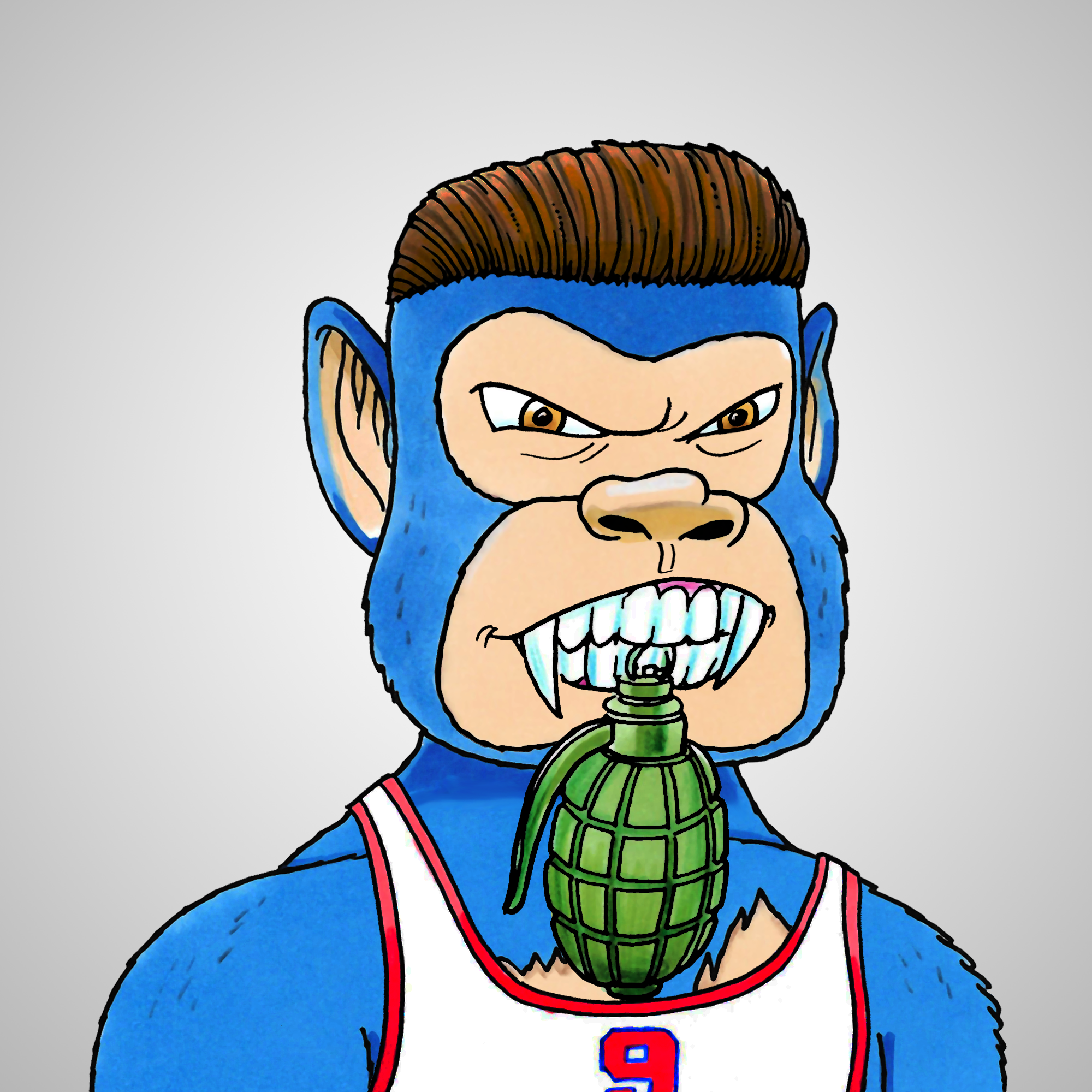 George Trosley - Jungle Freaks - Jungle Freak 3524 - NFT # 3524