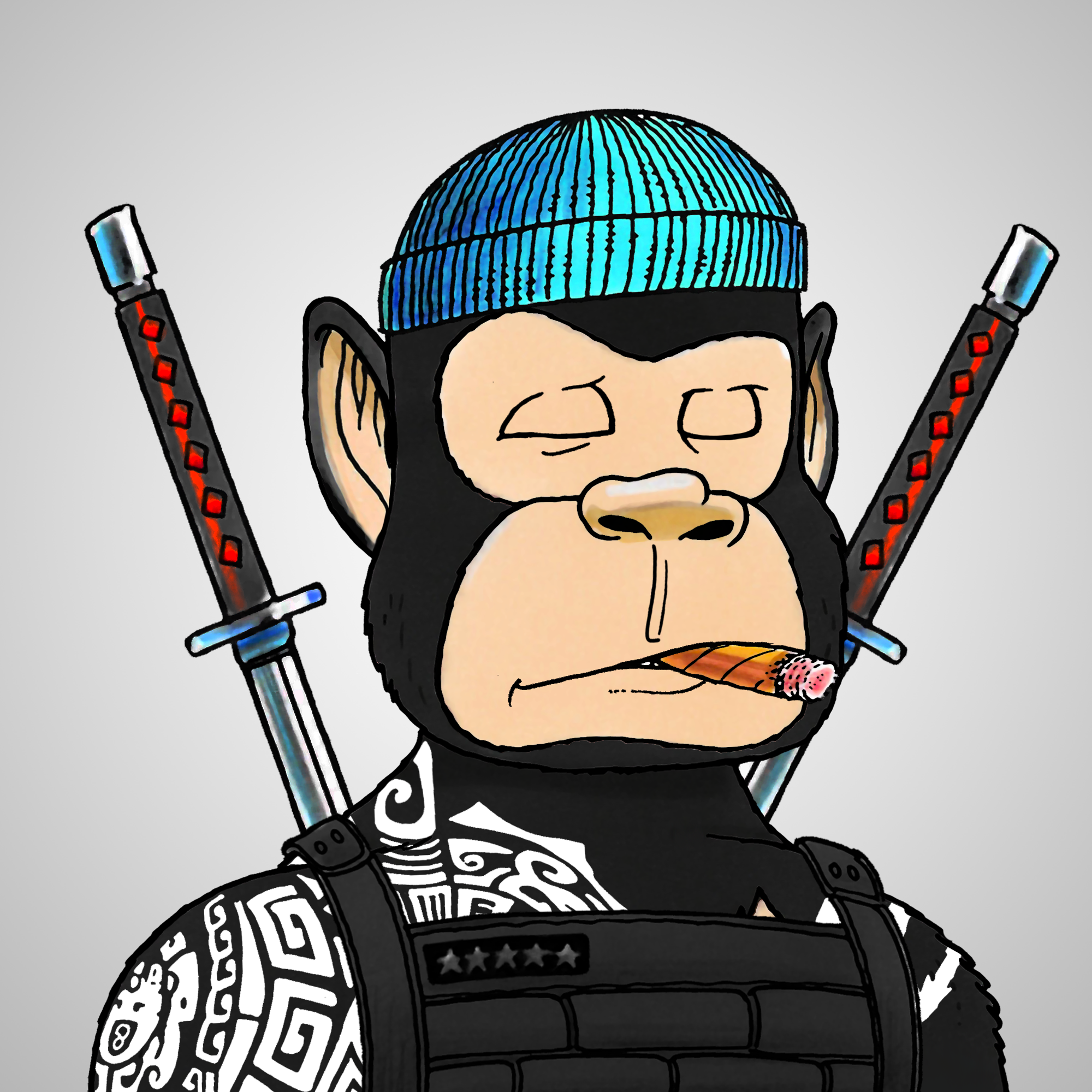 George Trosley - Jungle Freaks - Jungle Freak 3525 - NFT # 3525