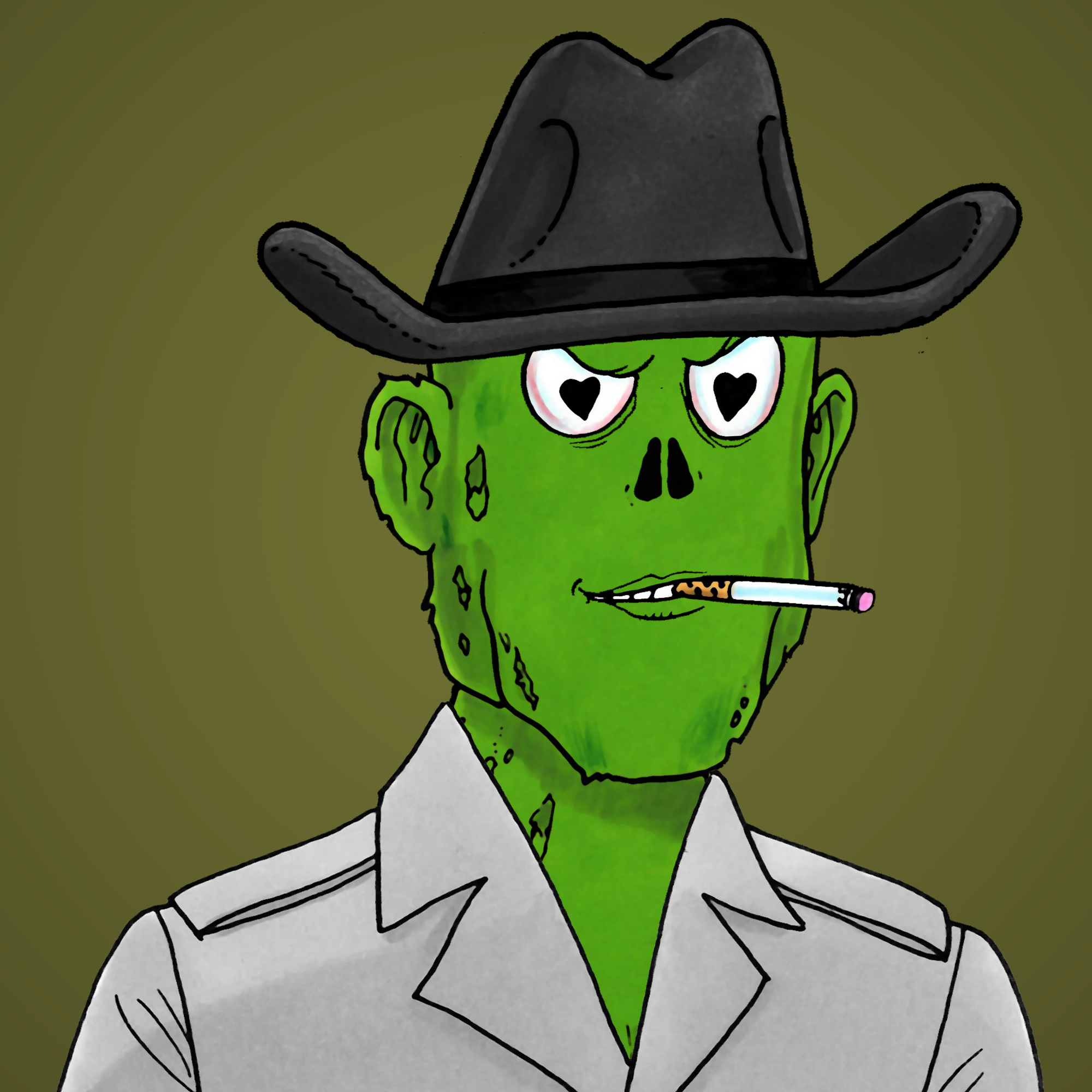 George Trosley - Jungle Freaks - Jungle Freak 3526 - NFT # 3526