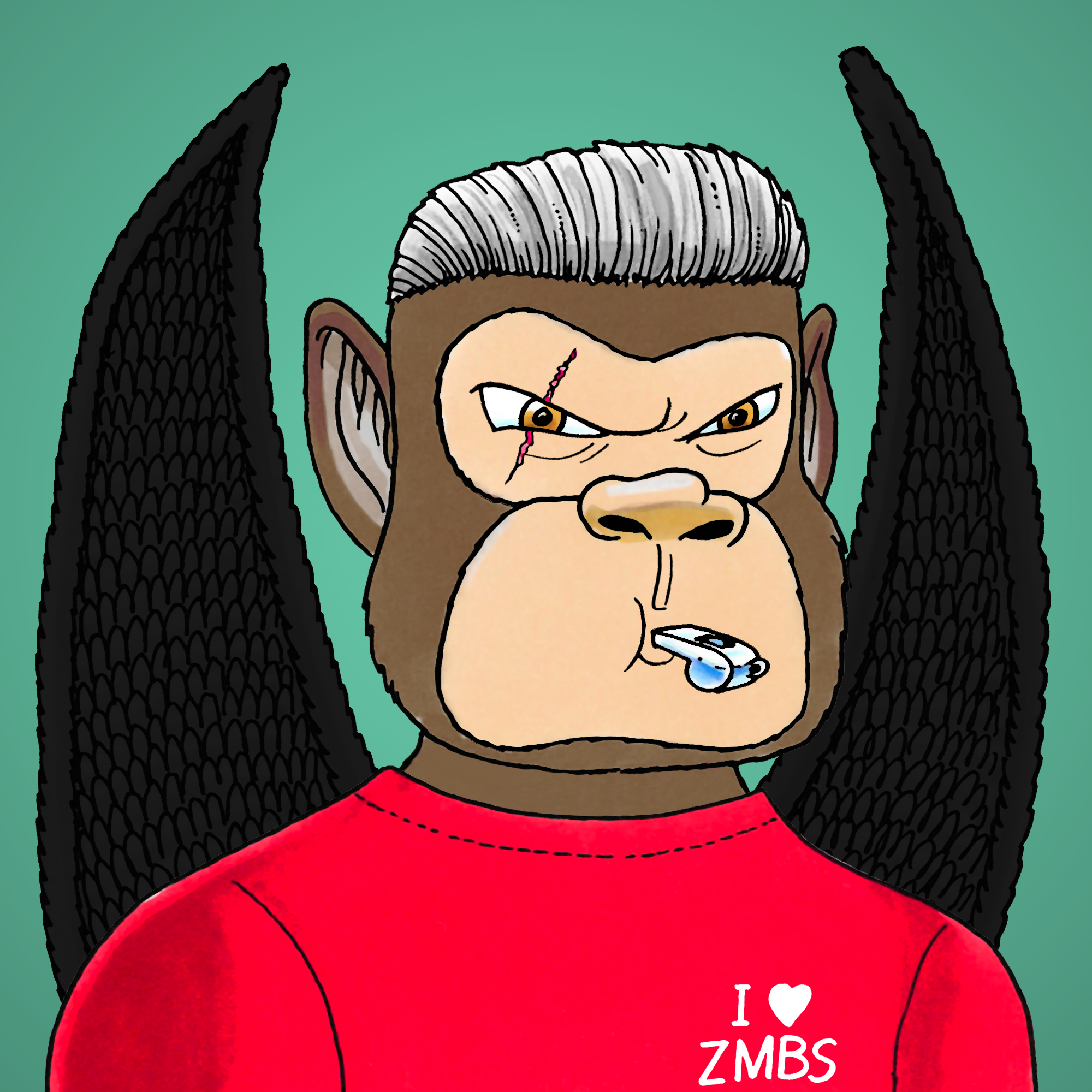 George Trosley - Jungle Freaks - Jungle Freak 3529 - NFT # 3529