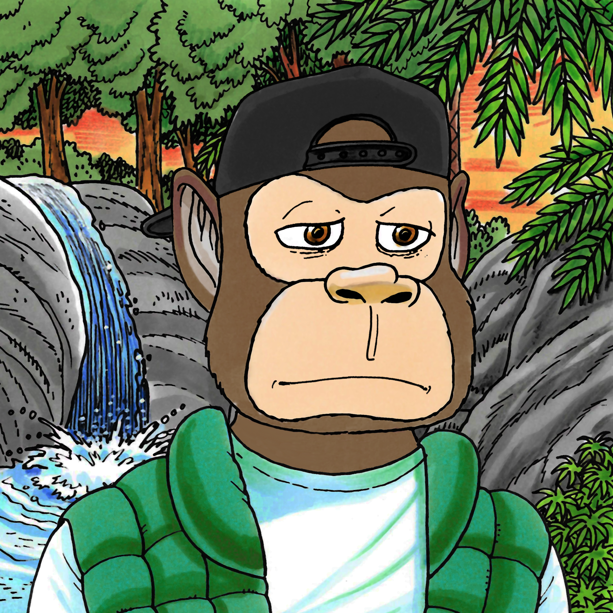 George Trosley - Jungle Freaks - Jungle Freak 353 - NFT # 353