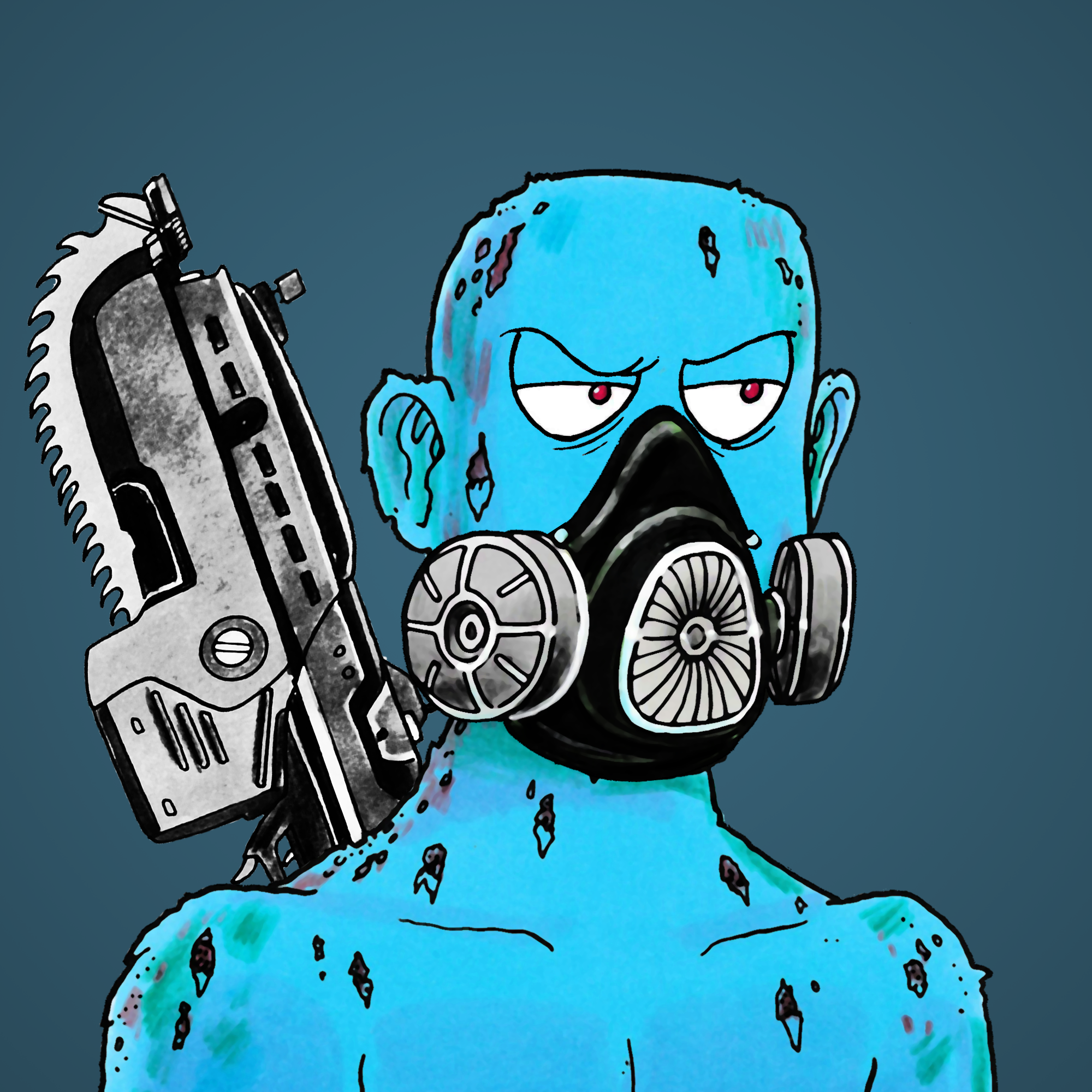 George Trosley - Jungle Freaks - Jungle Freak 3537 - NFT # 3537