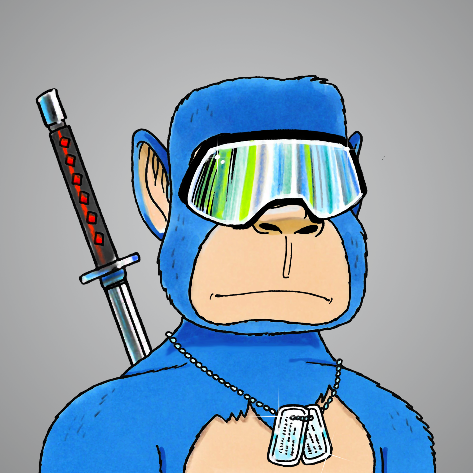 George Trosley - Jungle Freaks - Jungle Freak 3539 - NFT # 3539