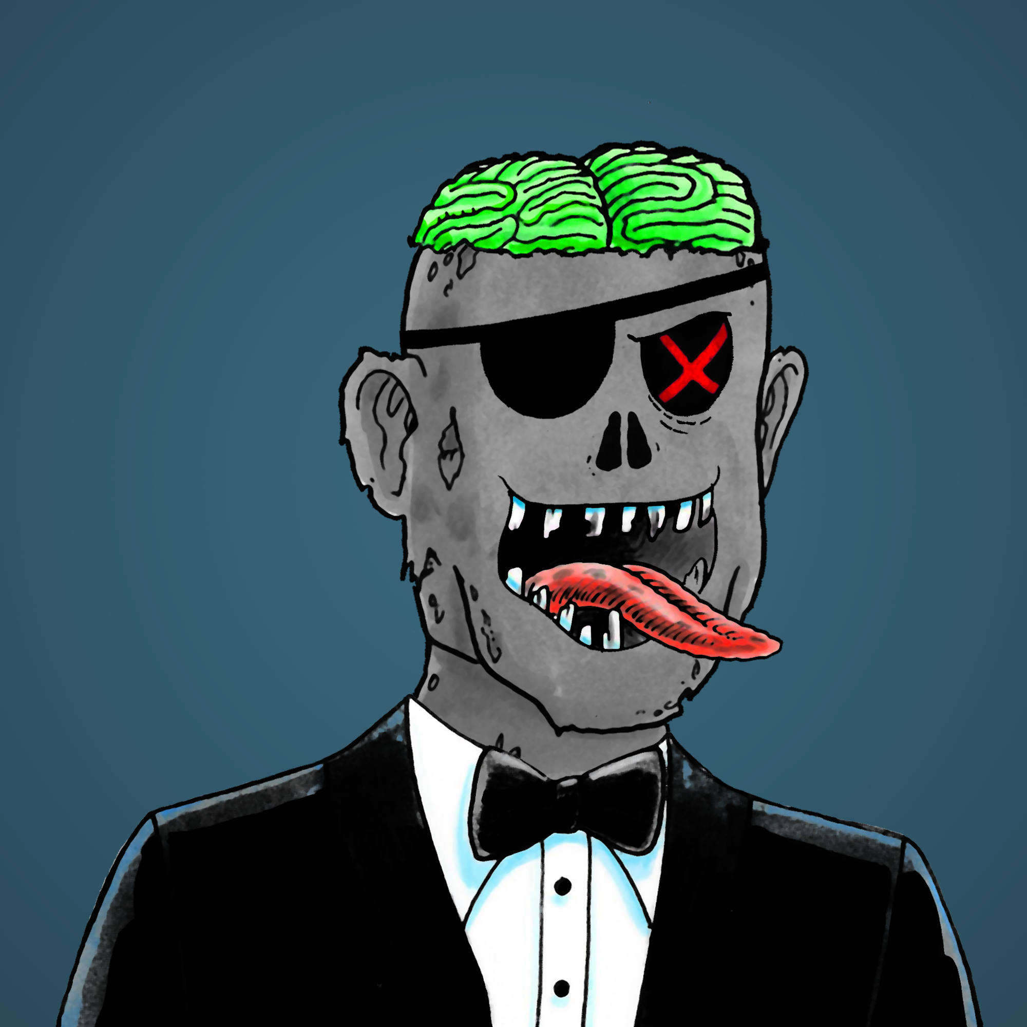 George Trosley - Jungle Freaks - Jungle Freak 3545 - NFT # 3545