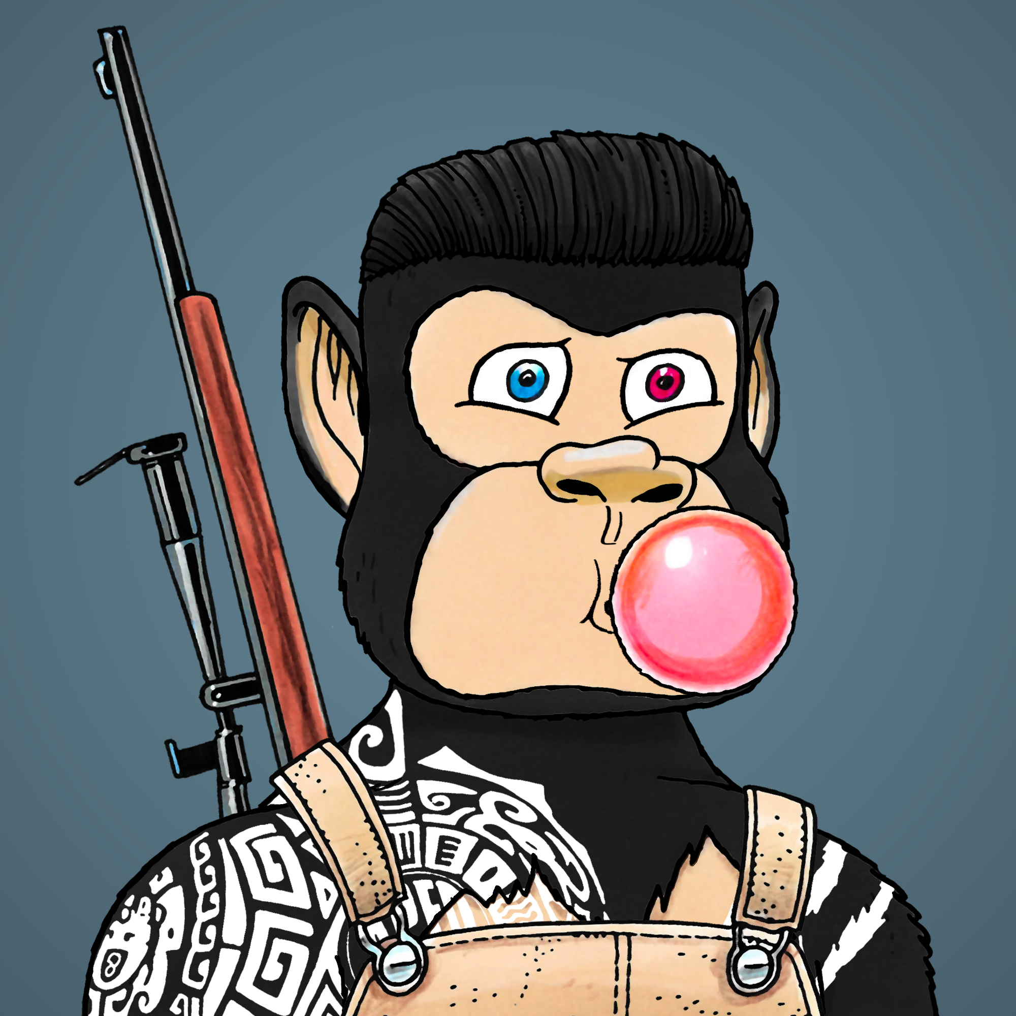 George Trosley - Jungle Freaks - Jungle Freak 3550 - NFT # 3550