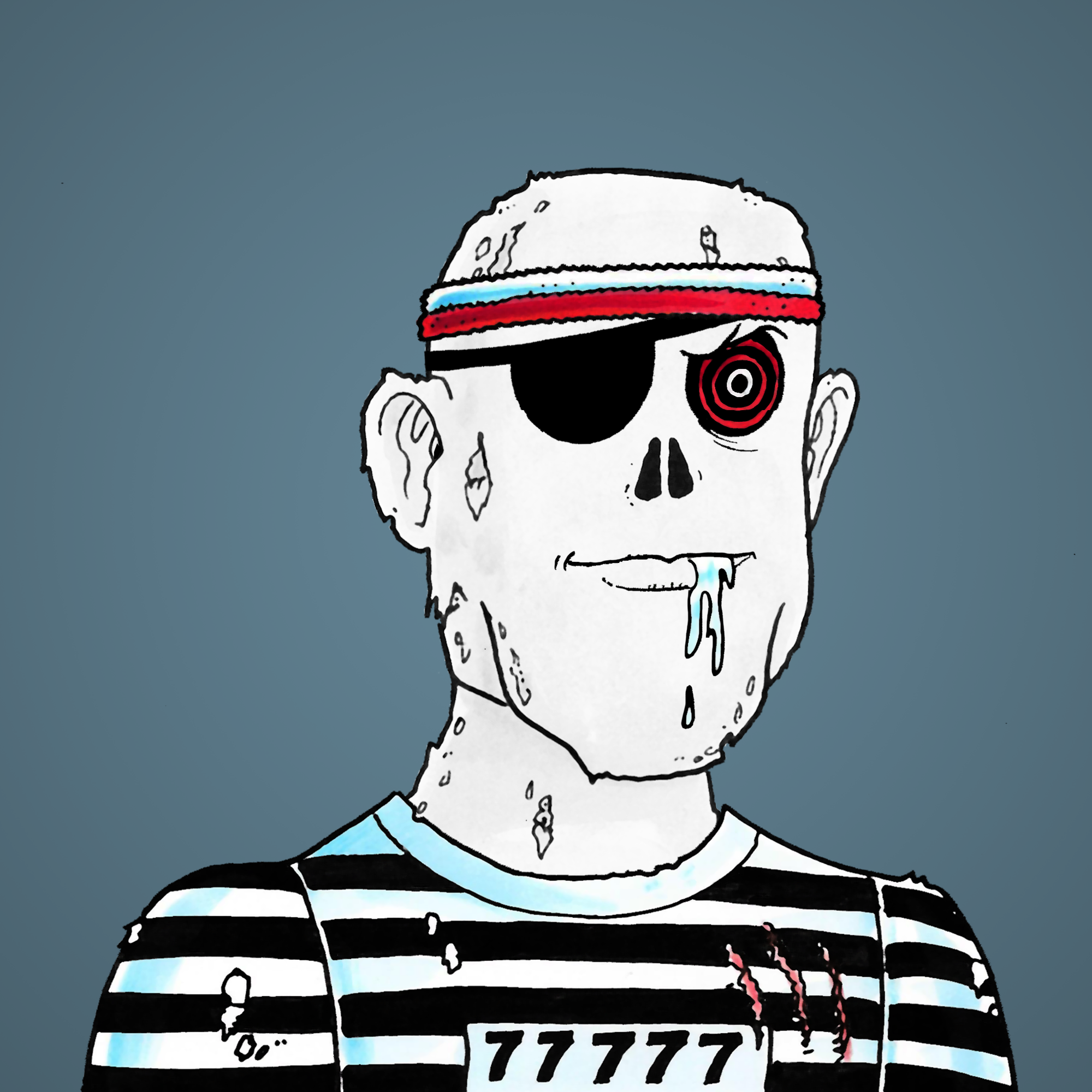 George Trosley - Jungle Freaks - Jungle Freak 3553 - NFT # 3553