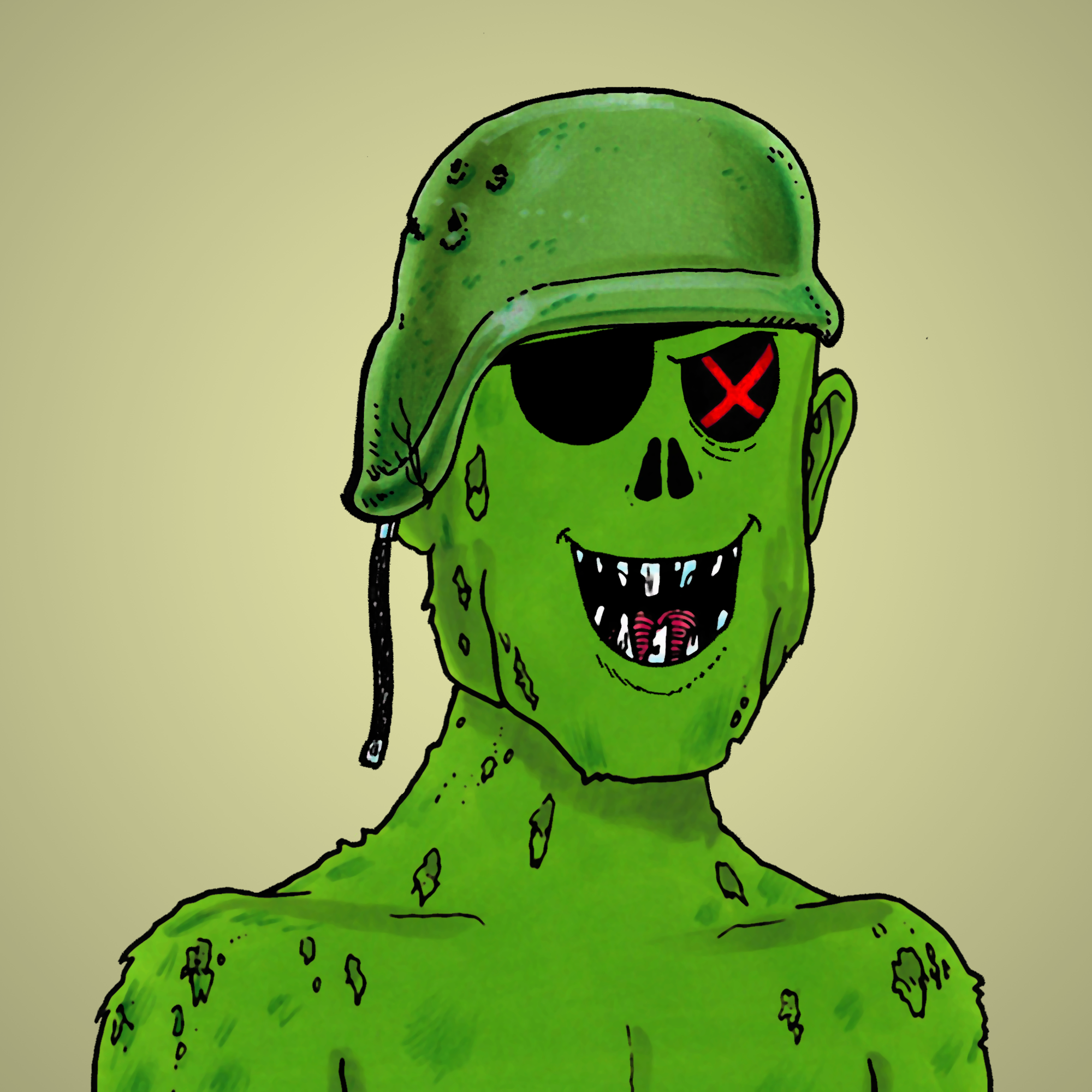 George Trosley - Jungle Freaks - Jungle Freak 3561 - NFT # 3561