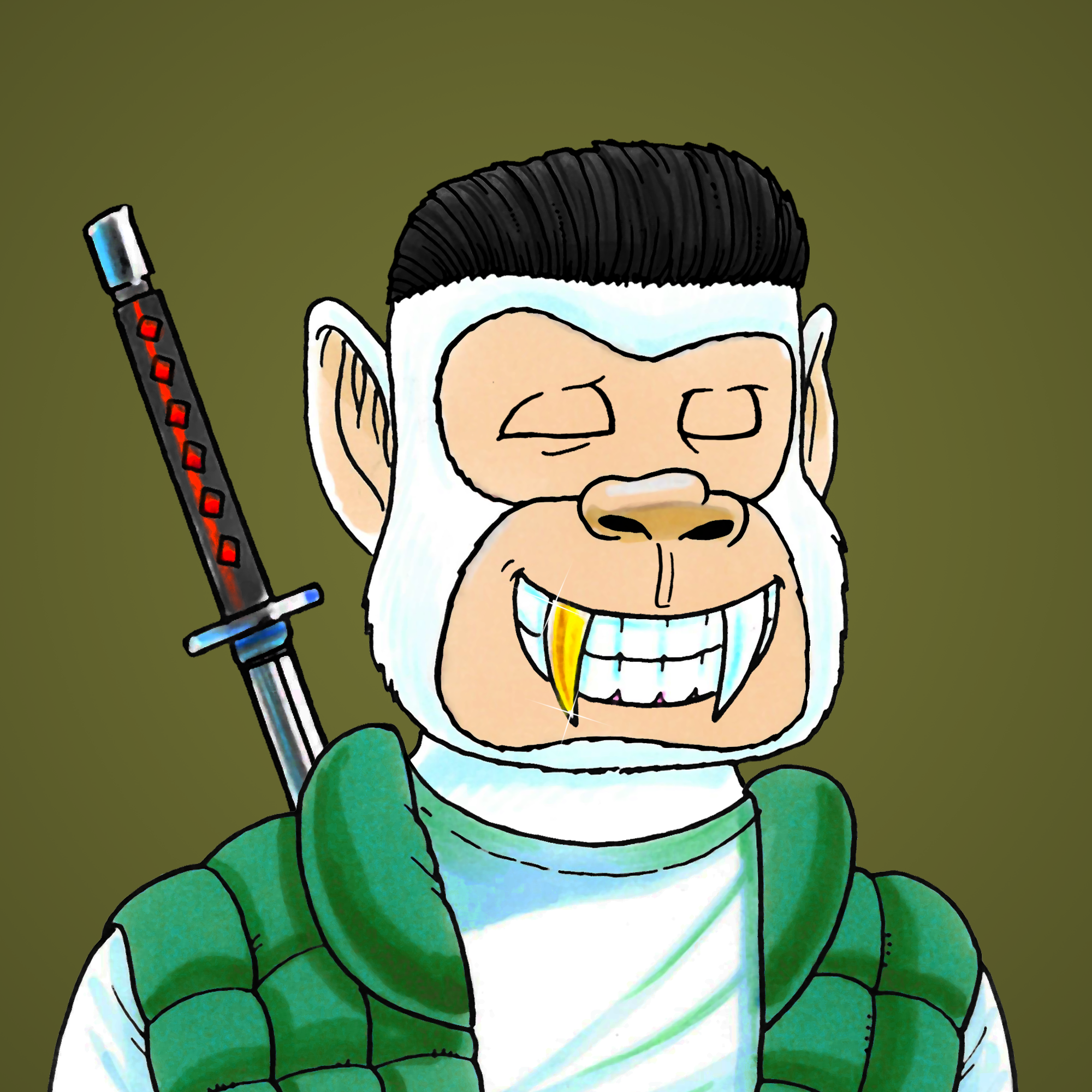 George Trosley - Jungle Freaks - Jungle Freak 3568 - NFT # 3568