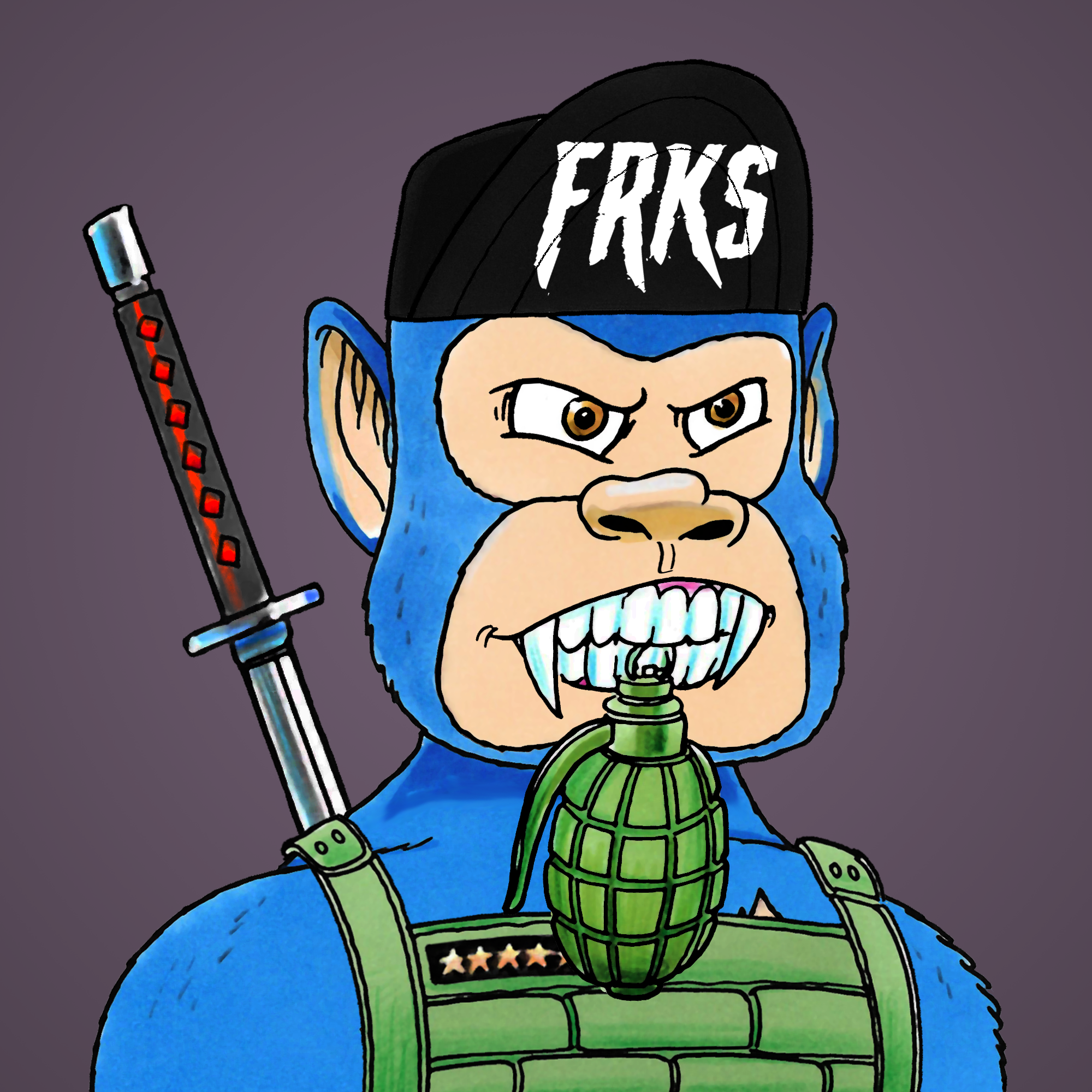 George Trosley - Jungle Freaks - Jungle Freak 3569 - NFT # 3569