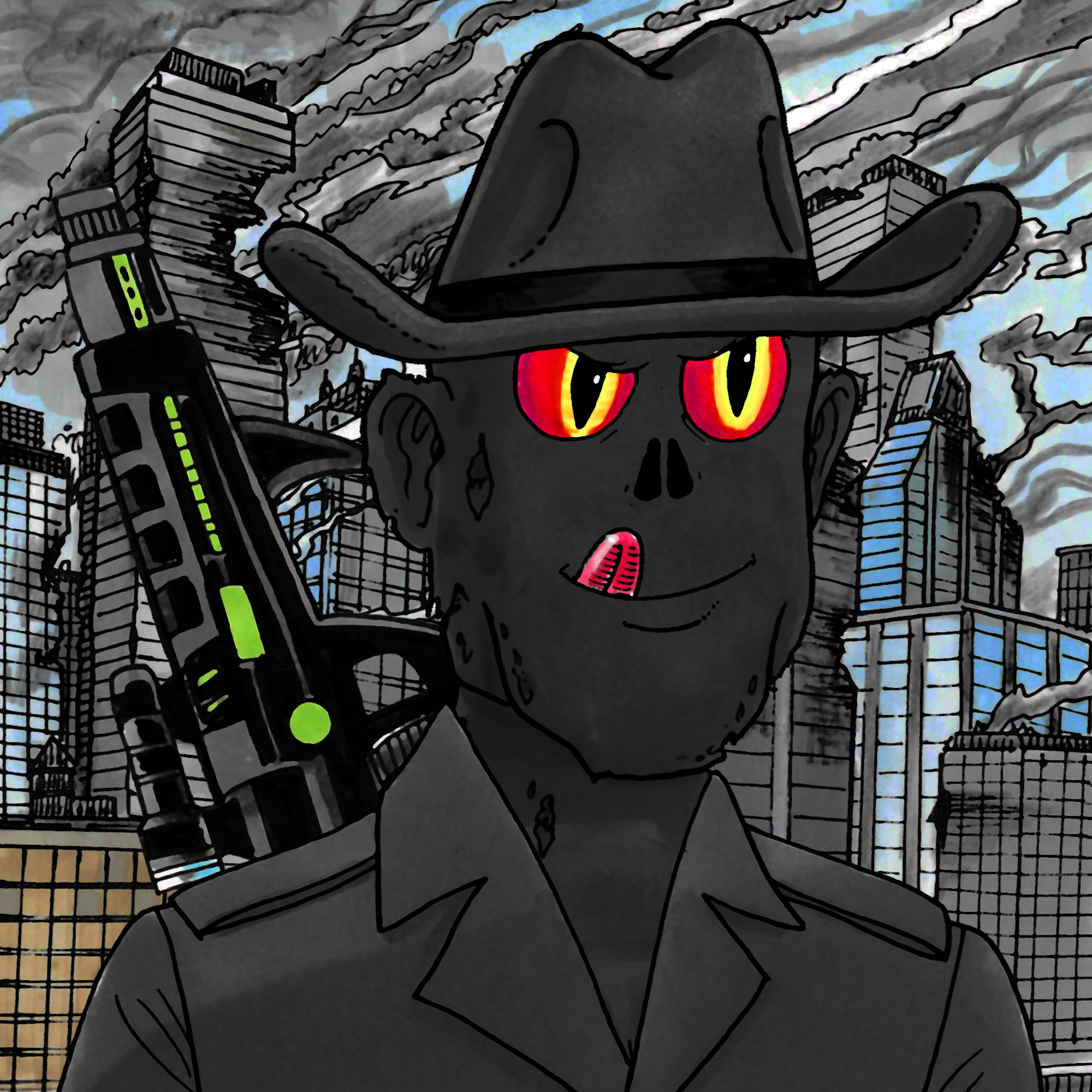 George Trosley - Jungle Freaks - Jungle Freak 3574 - NFT # 3574