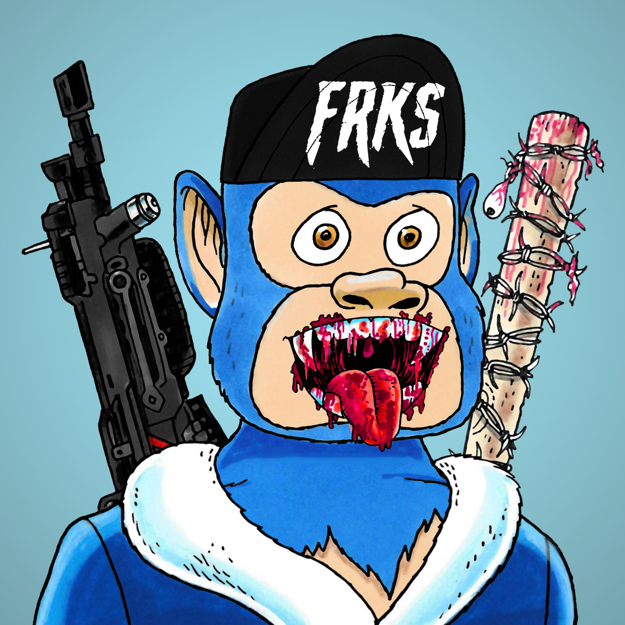 George Trosley - Jungle Freaks - Jungle Freak 3578 - NFT # 3578