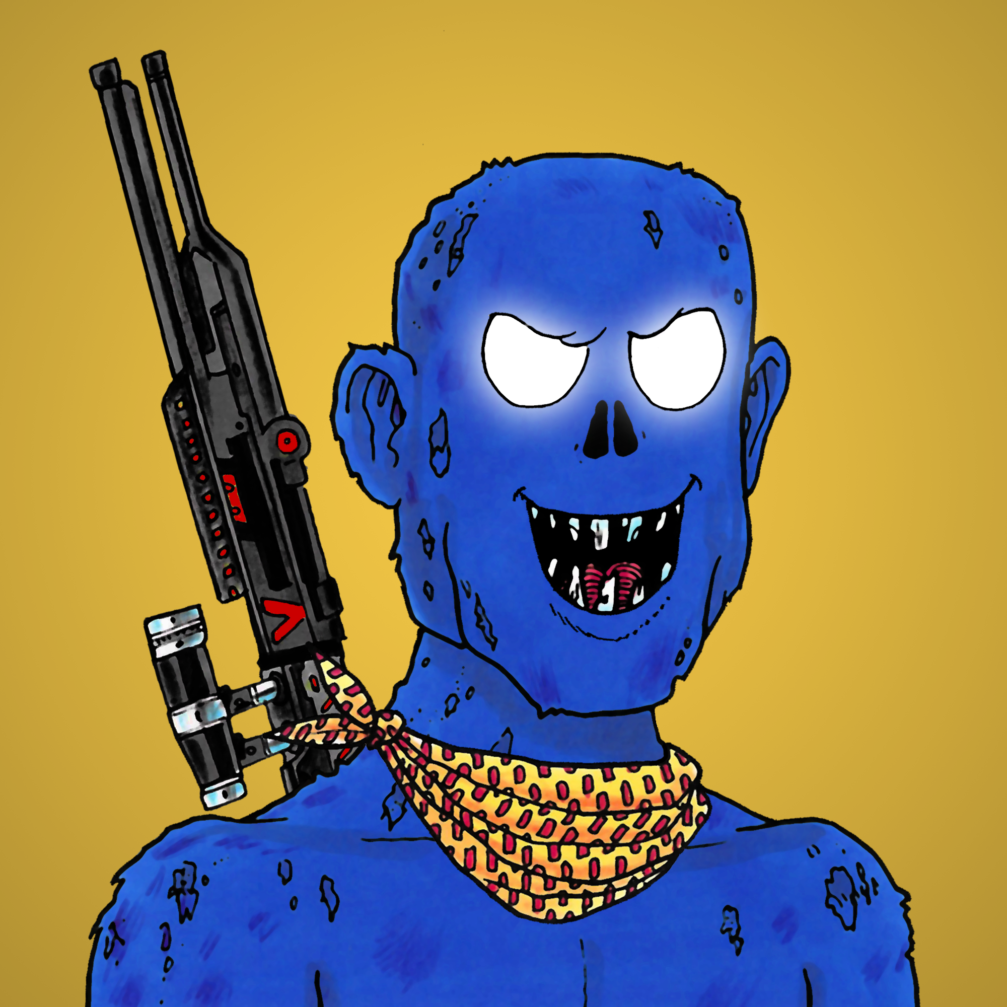 George Trosley - Jungle Freaks - Jungle Freak 358 - NFT # 358