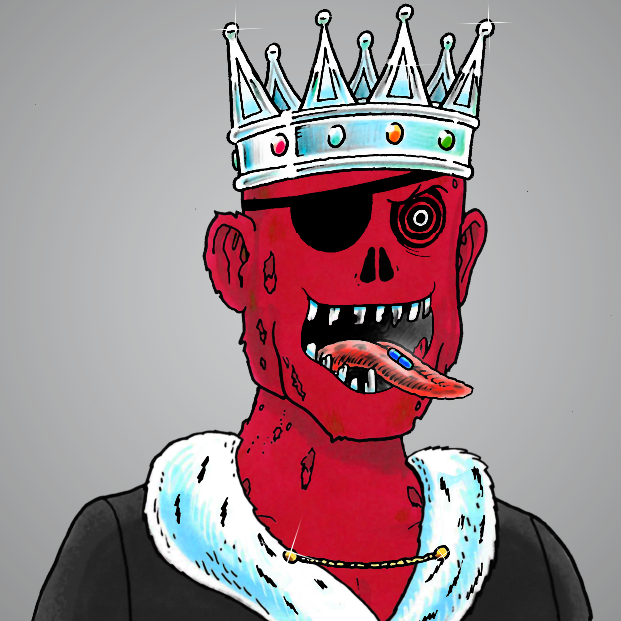 George Trosley - Jungle Freaks - Jungle Freak 3588 - NFT # 3588