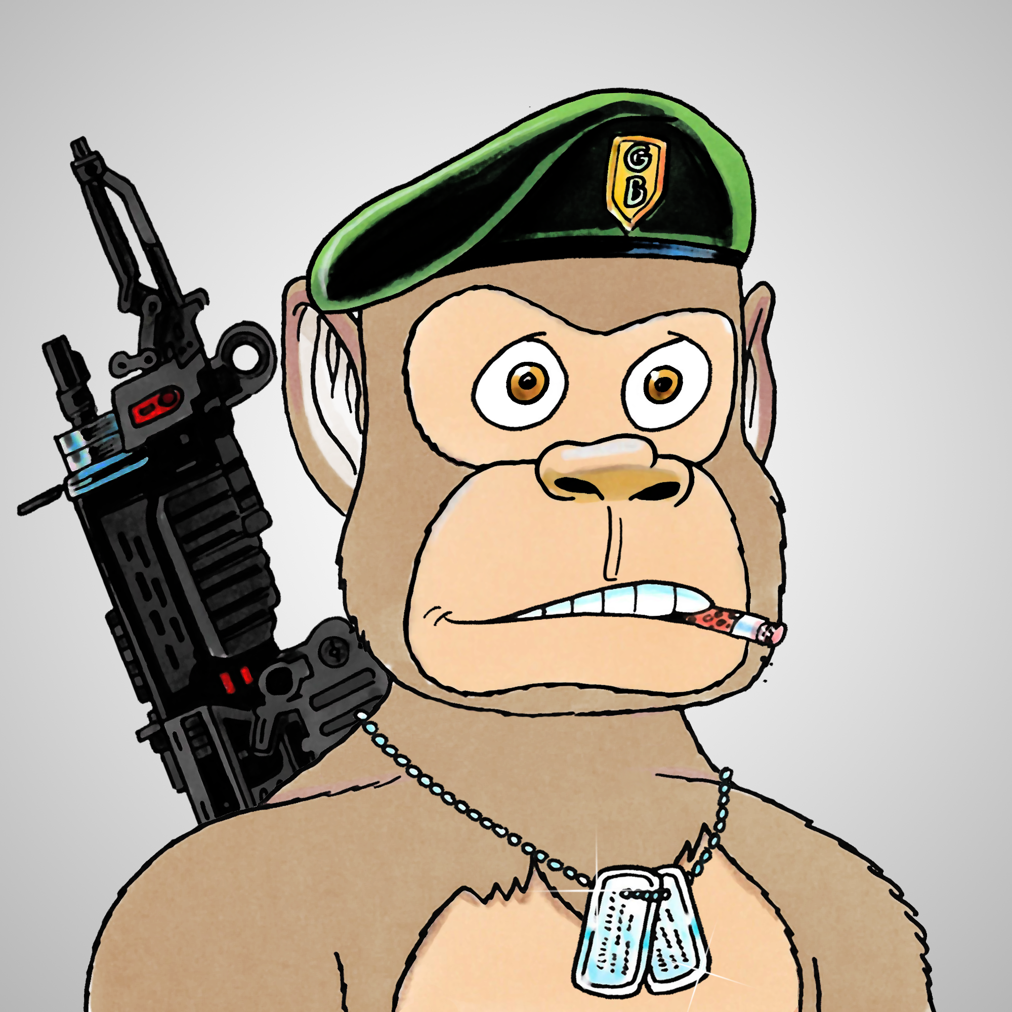 George Trosley - Jungle Freaks - Jungle Freak 3589 - NFT # 3589