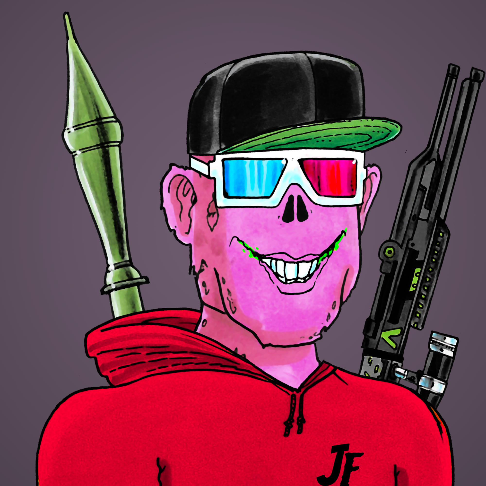 George Trosley - Jungle Freaks - Jungle Freak 3591 - NFT # 3591