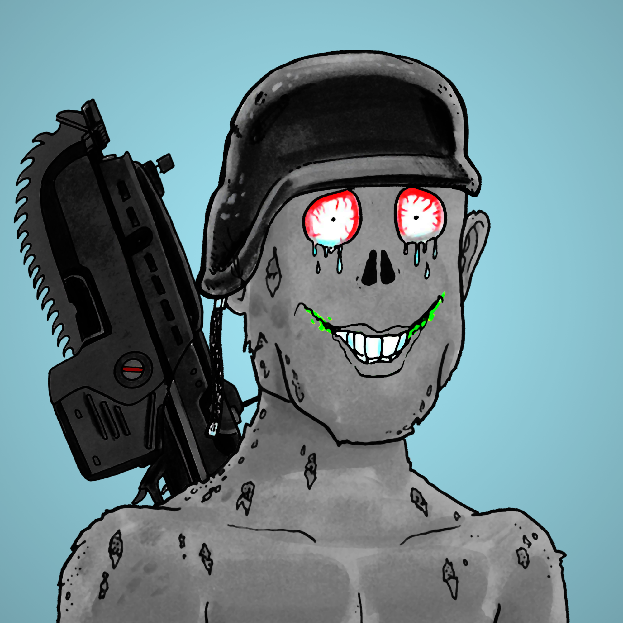 George Trosley - Jungle Freaks - Jungle Freak 3593 - NFT # 3593