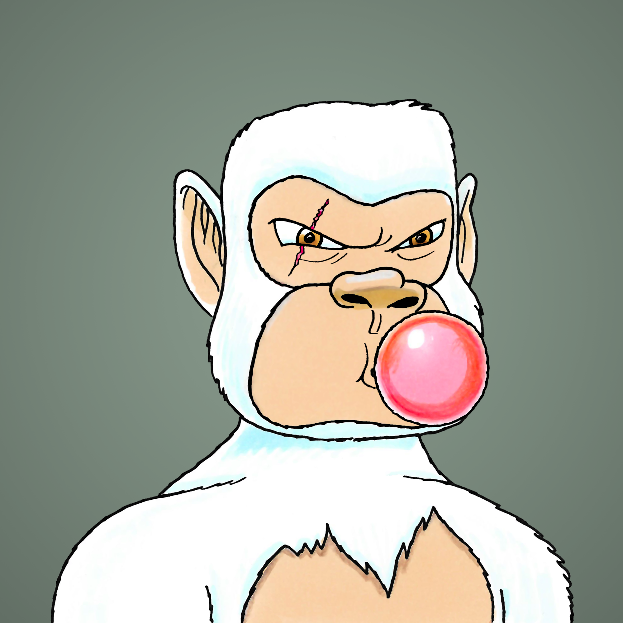 George Trosley - Jungle Freaks - Jungle Freak 3599 - NFT # 3599