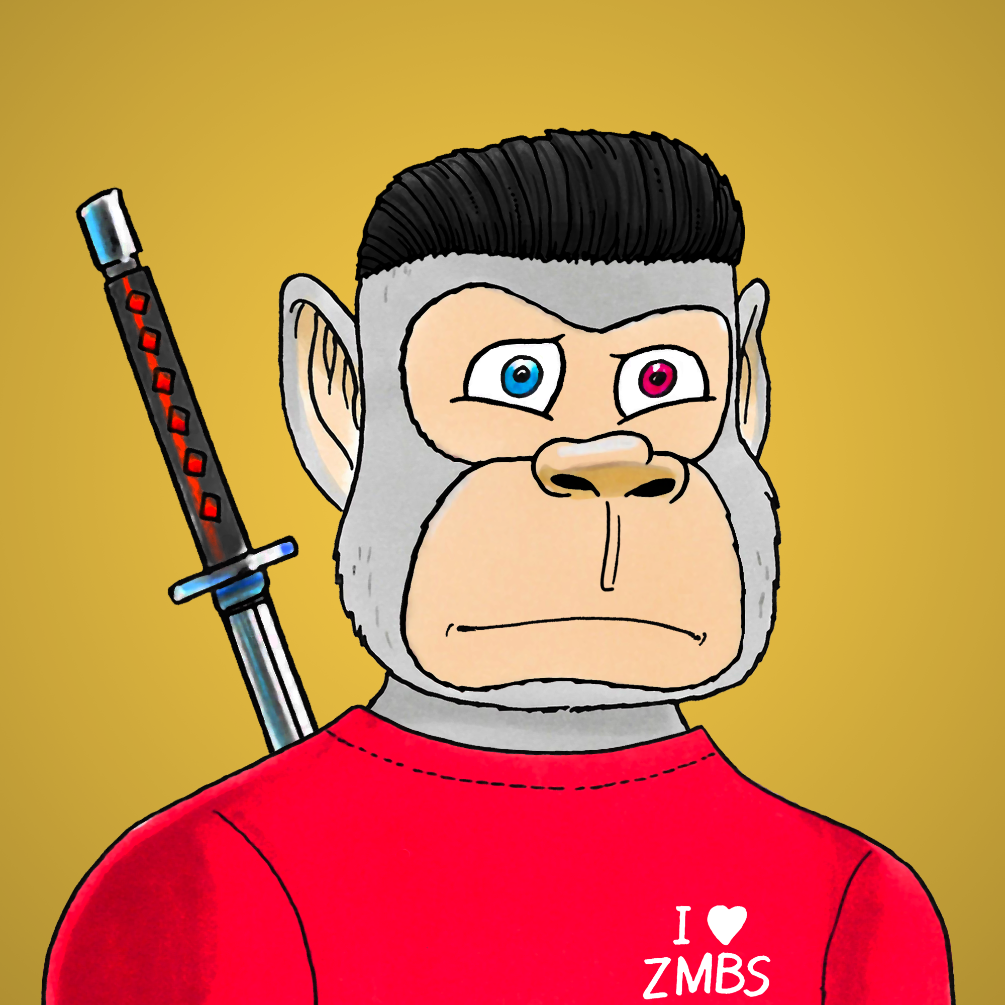 George Trosley - Jungle Freaks - Jungle Freak 36 - NFT # 36