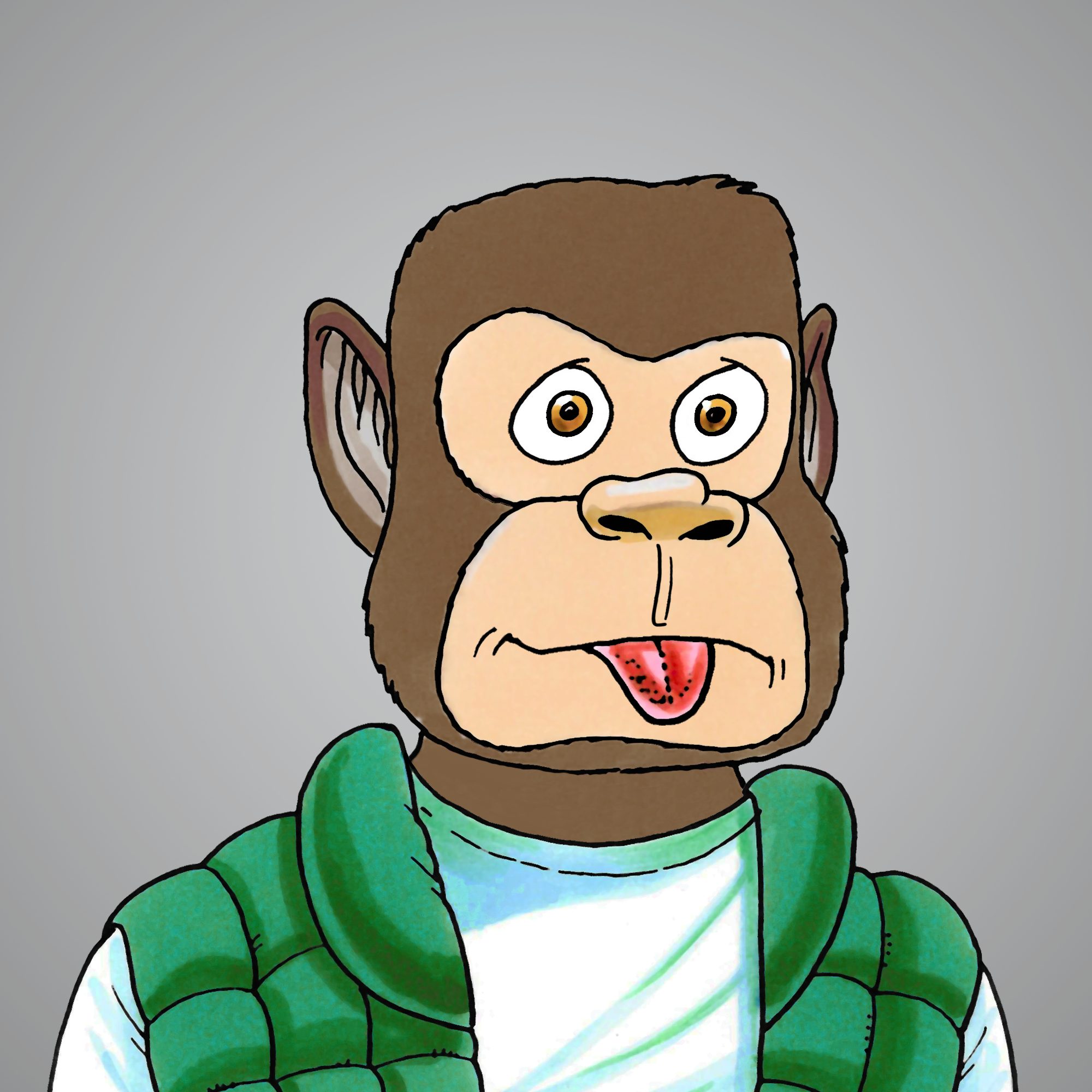 George Trosley - Jungle Freaks - Jungle Freak 3604 - NFT # 3604