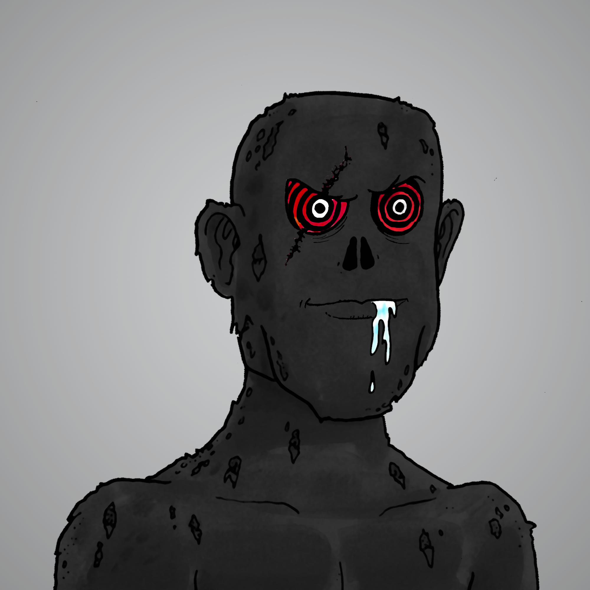 George Trosley - Jungle Freaks - Jungle Freak 3607 - NFT # 3607