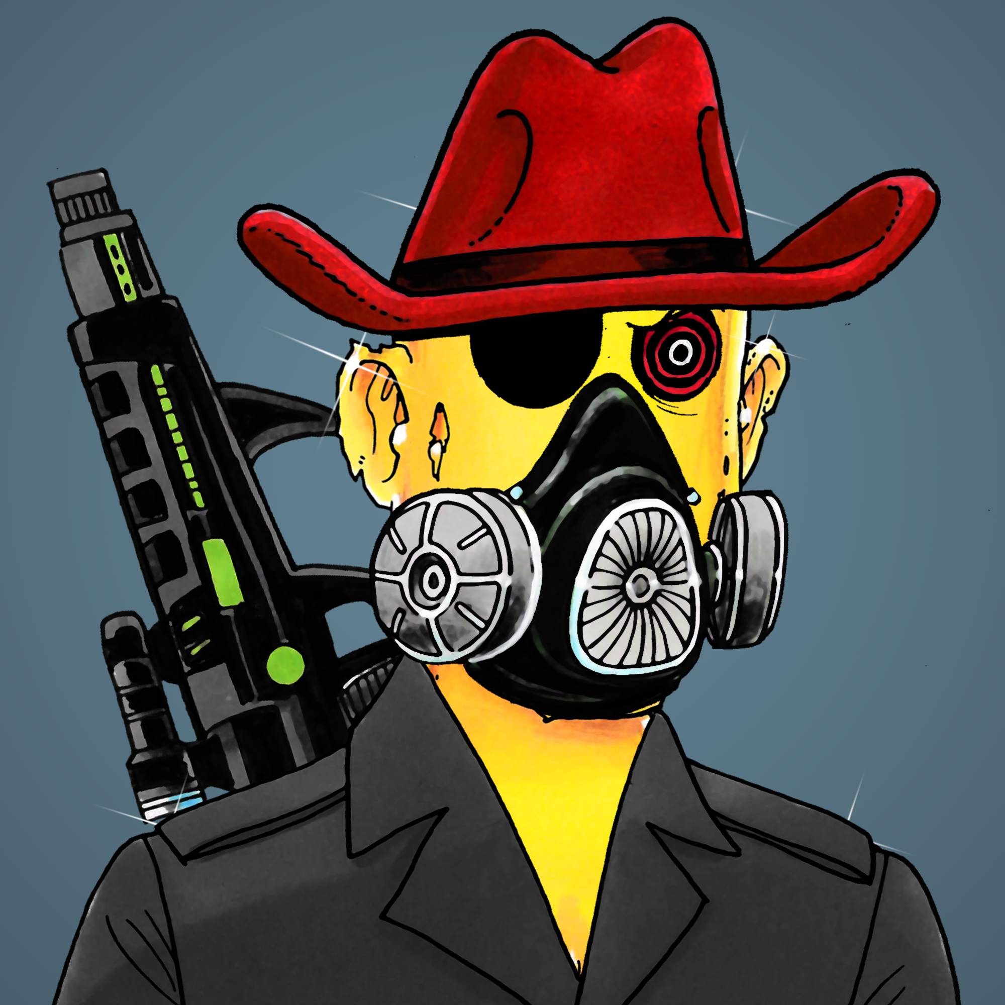 George Trosley - Jungle Freaks - Jungle Freak 3608 - NFT # 3608