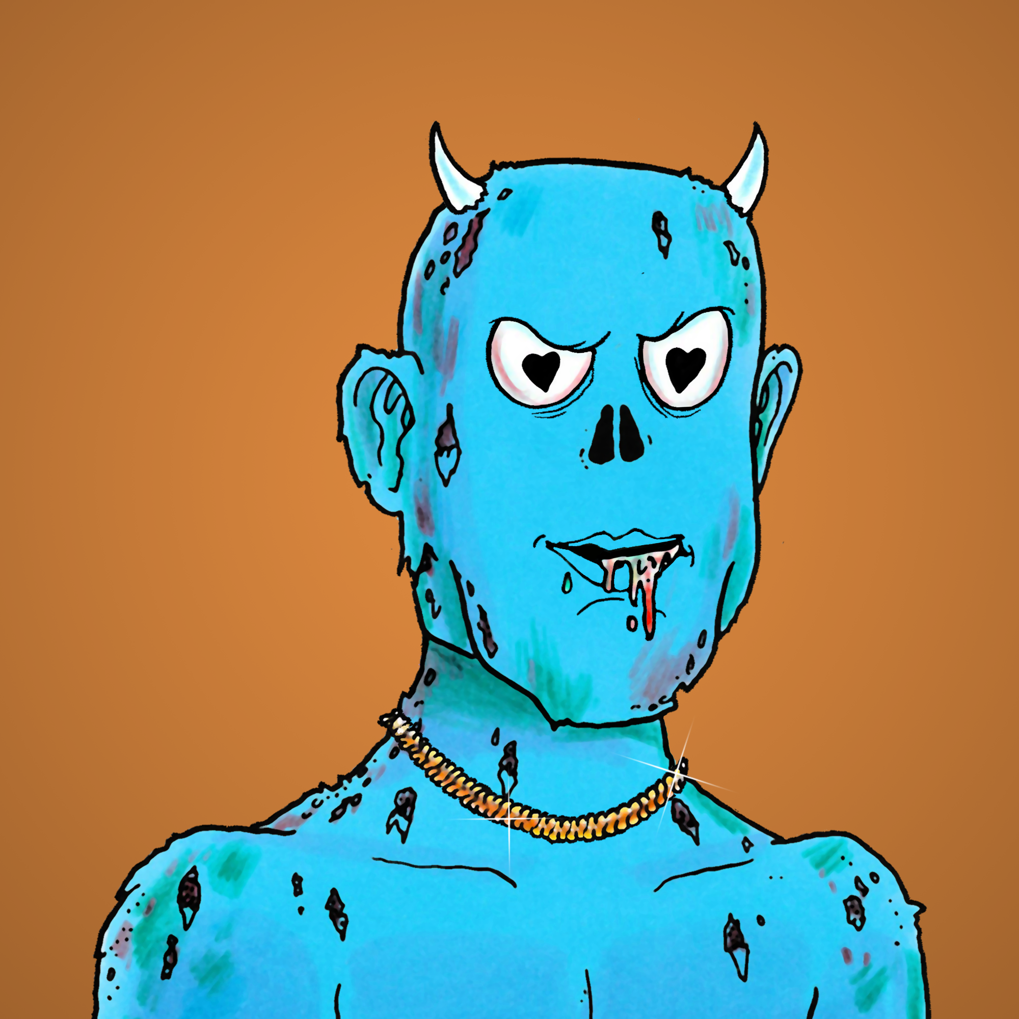 George Trosley - Jungle Freaks - Jungle Freak 3609 - NFT # 3609