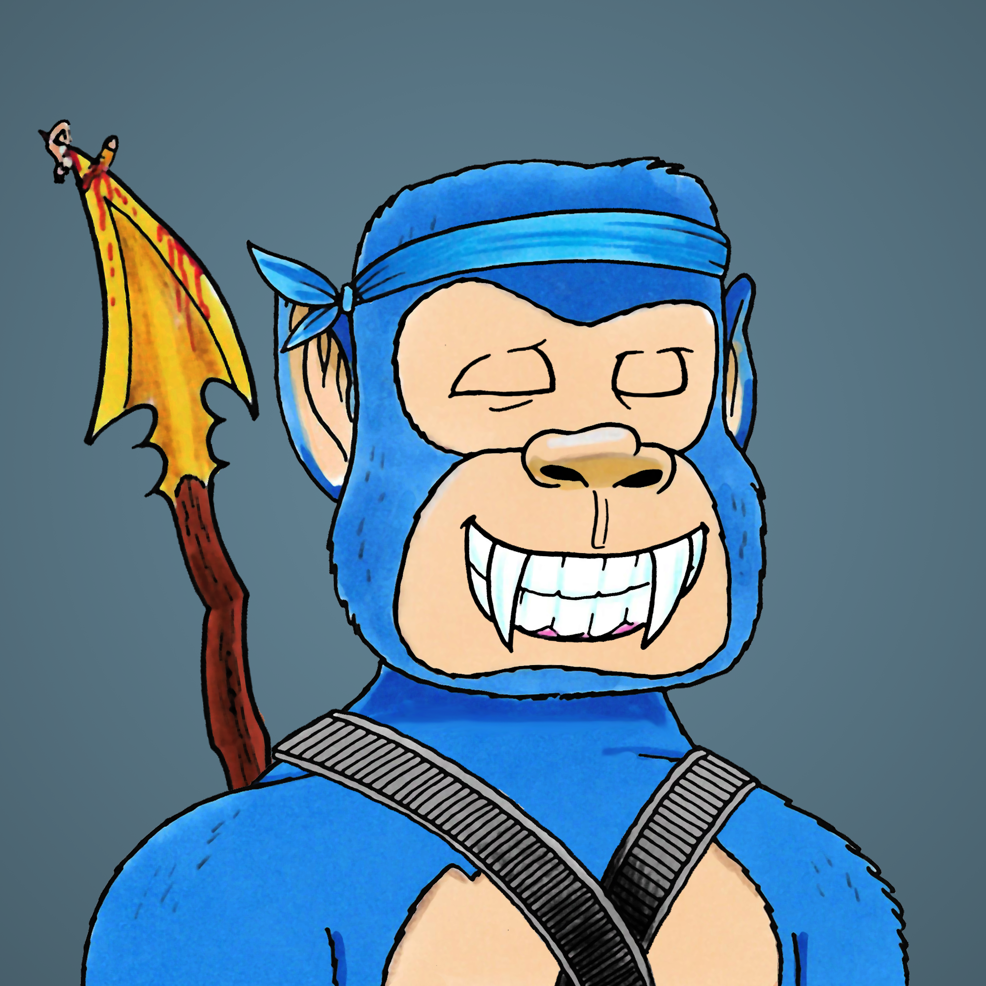 George Trosley - Jungle Freaks - Jungle Freak 3612 - NFT # 3612