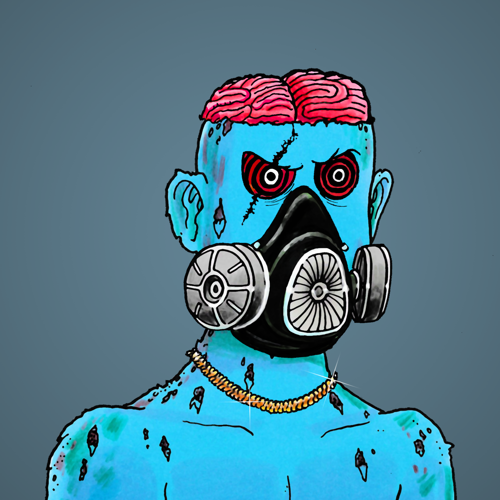 George Trosley - Jungle Freaks - Jungle Freak 362 - NFT # 362