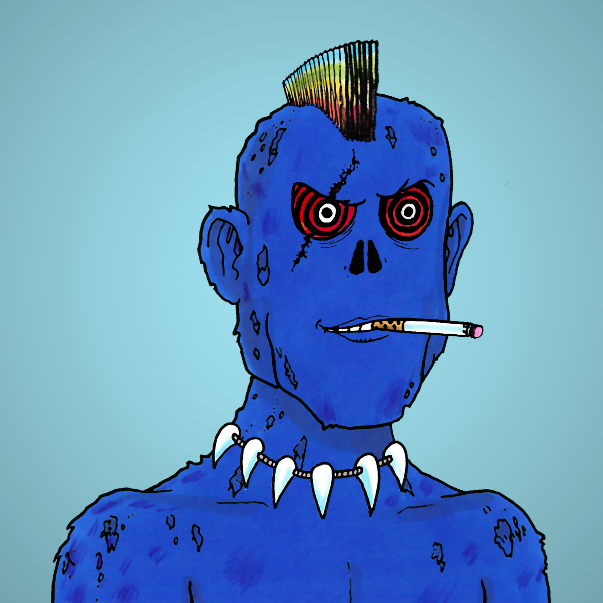 George Trosley - Jungle Freaks - Jungle Freak 3632 - NFT # 3632