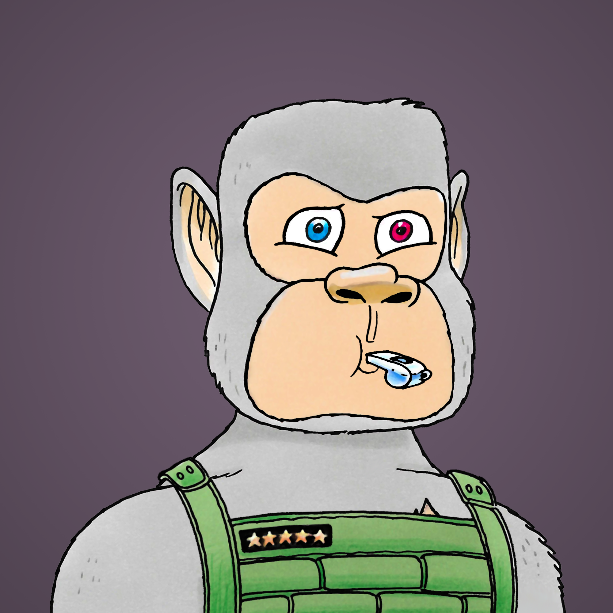 George Trosley - Jungle Freaks - Jungle Freak 3636 - NFT # 3636