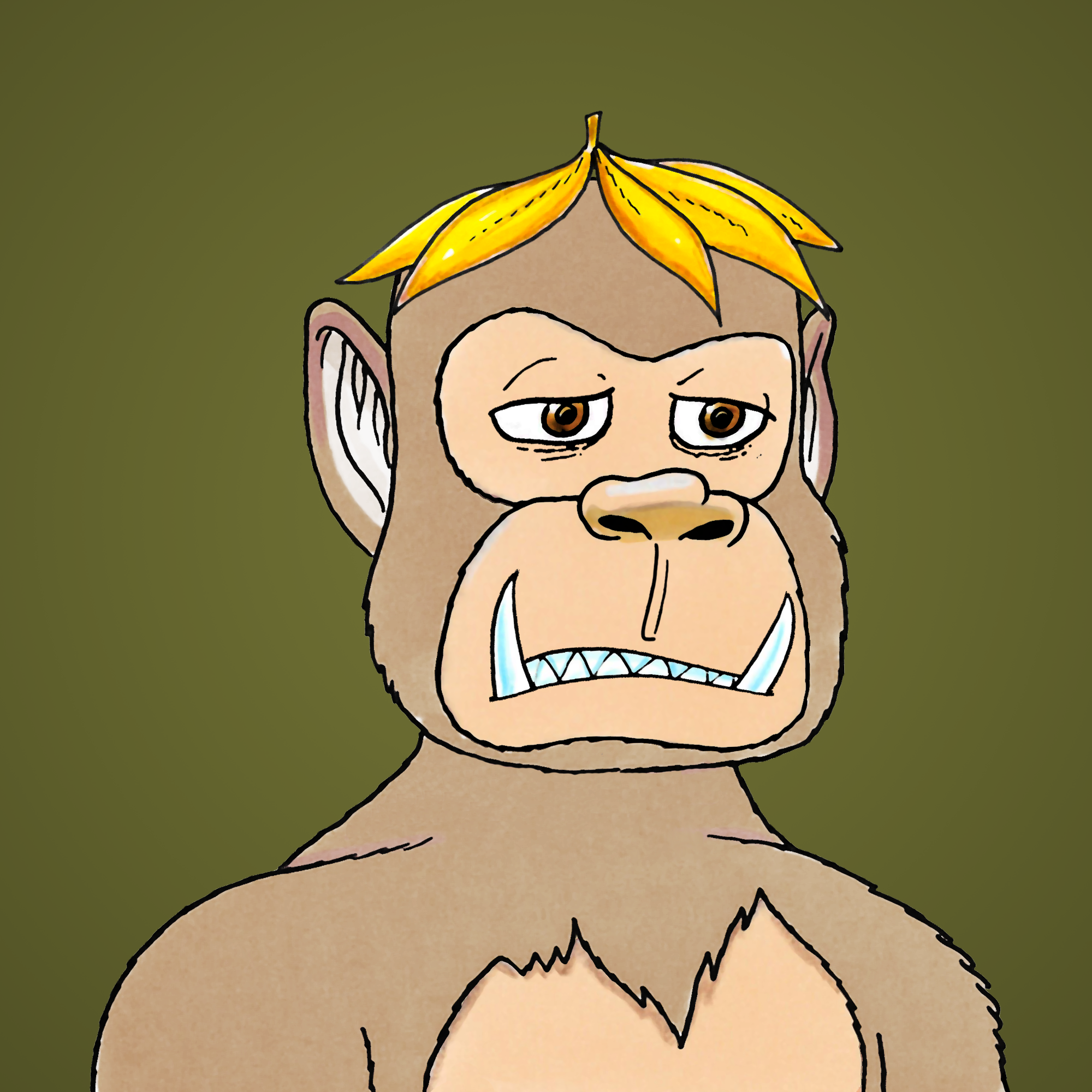 George Trosley - Jungle Freaks - Jungle Freak 3639 - NFT # 3639