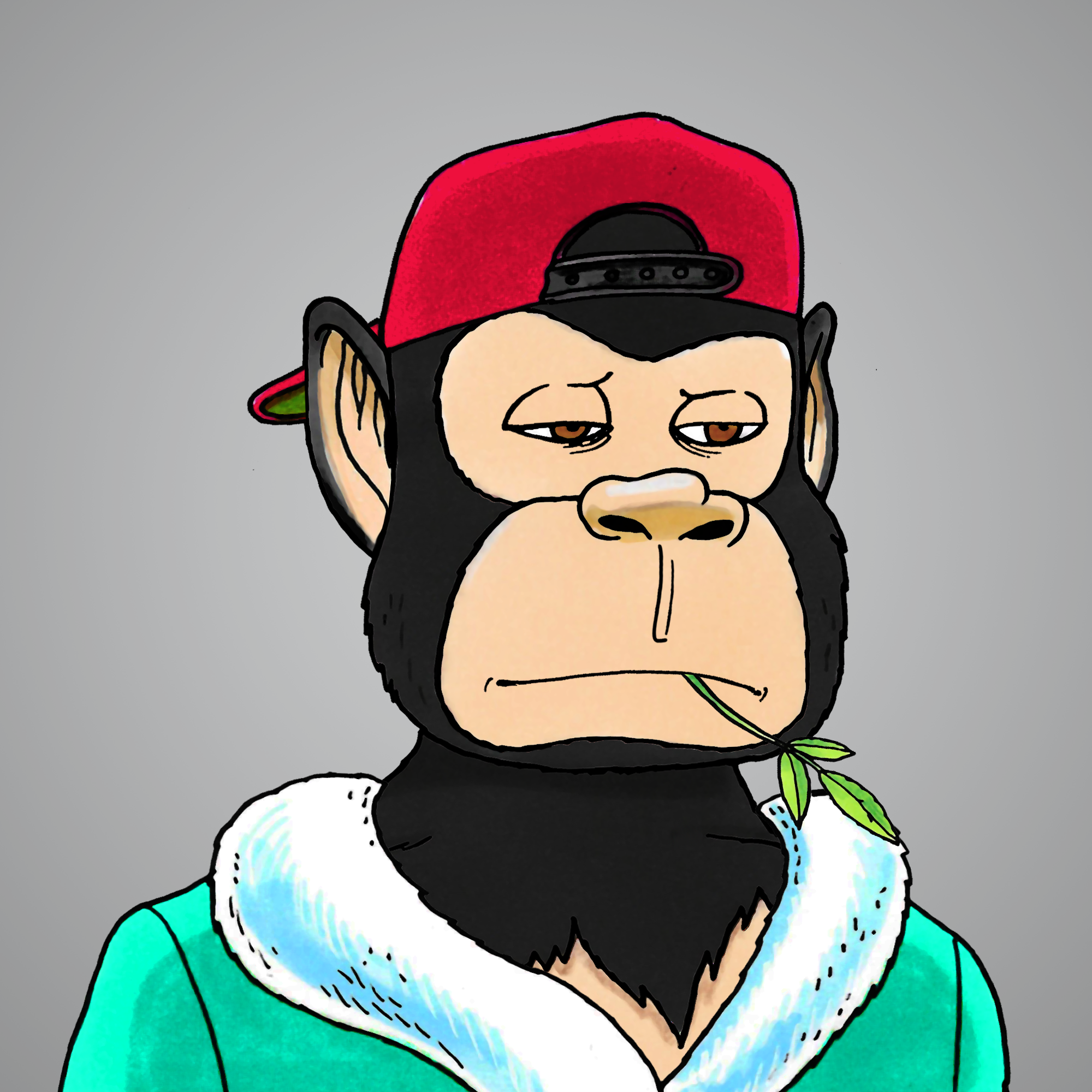 George Trosley - Jungle Freaks - Jungle Freak 3640 - NFT # 3640