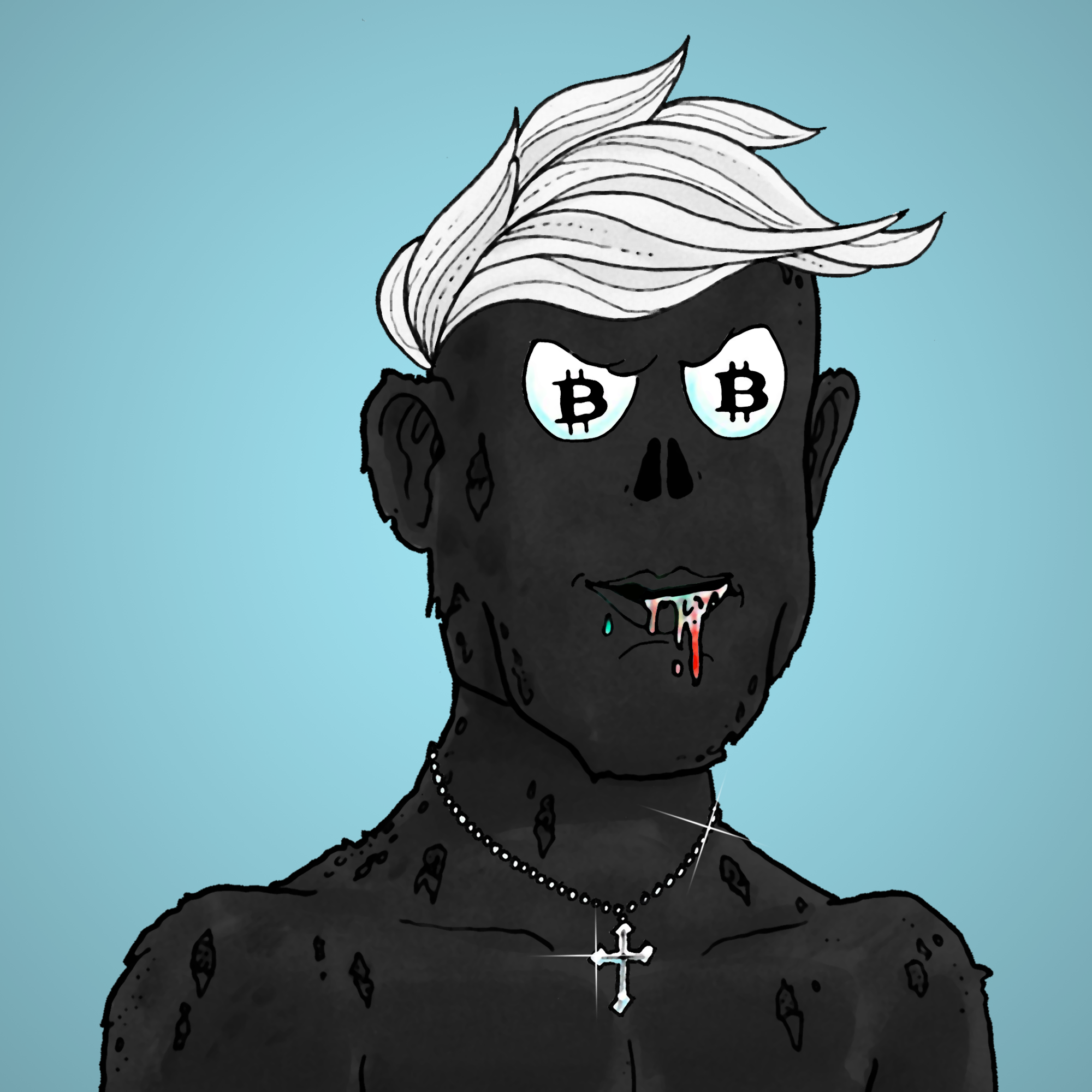 George Trosley - Jungle Freaks - Jungle Freak 3641 - NFT # 3641