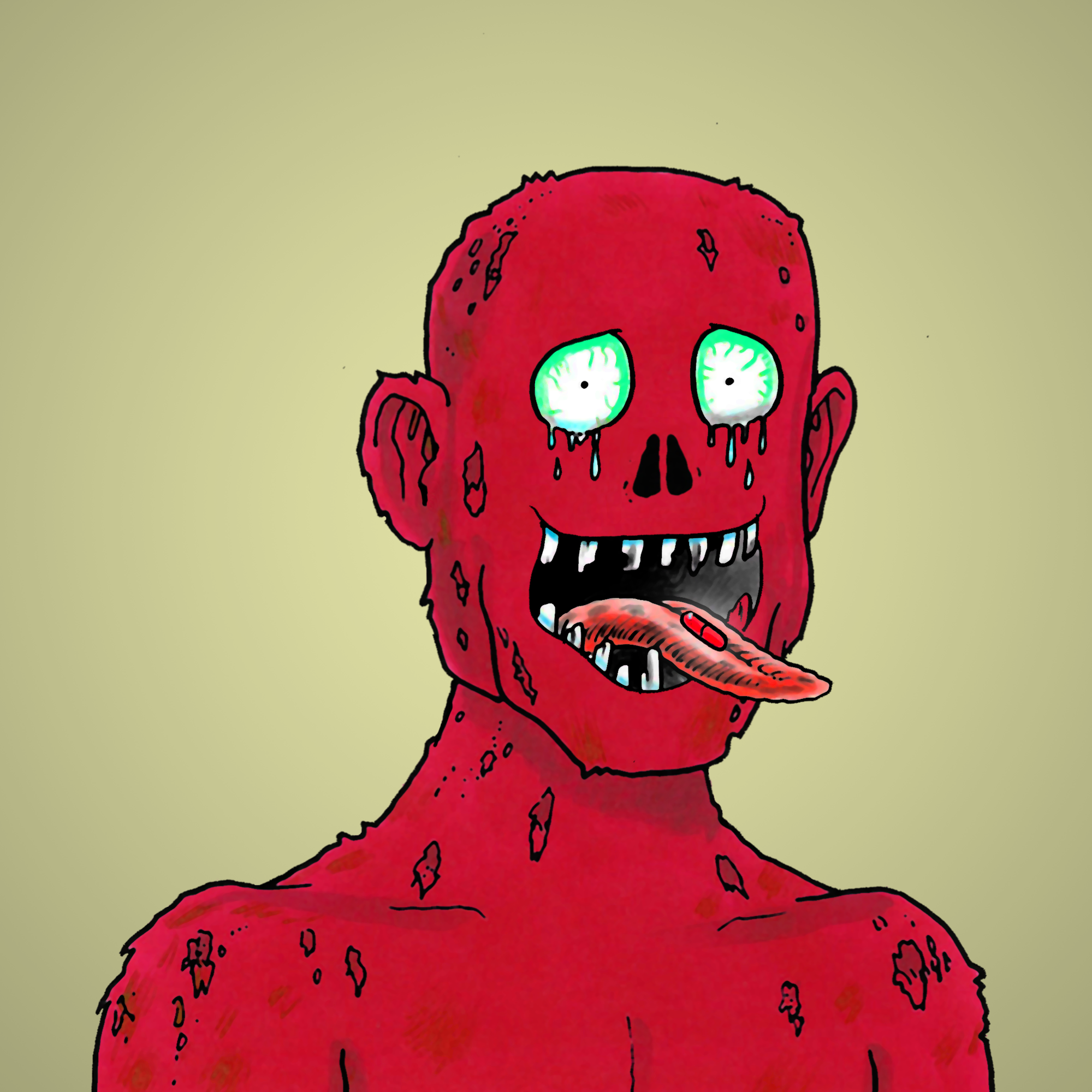 George Trosley - Jungle Freaks - Jungle Freak 3643 - NFT # 3643