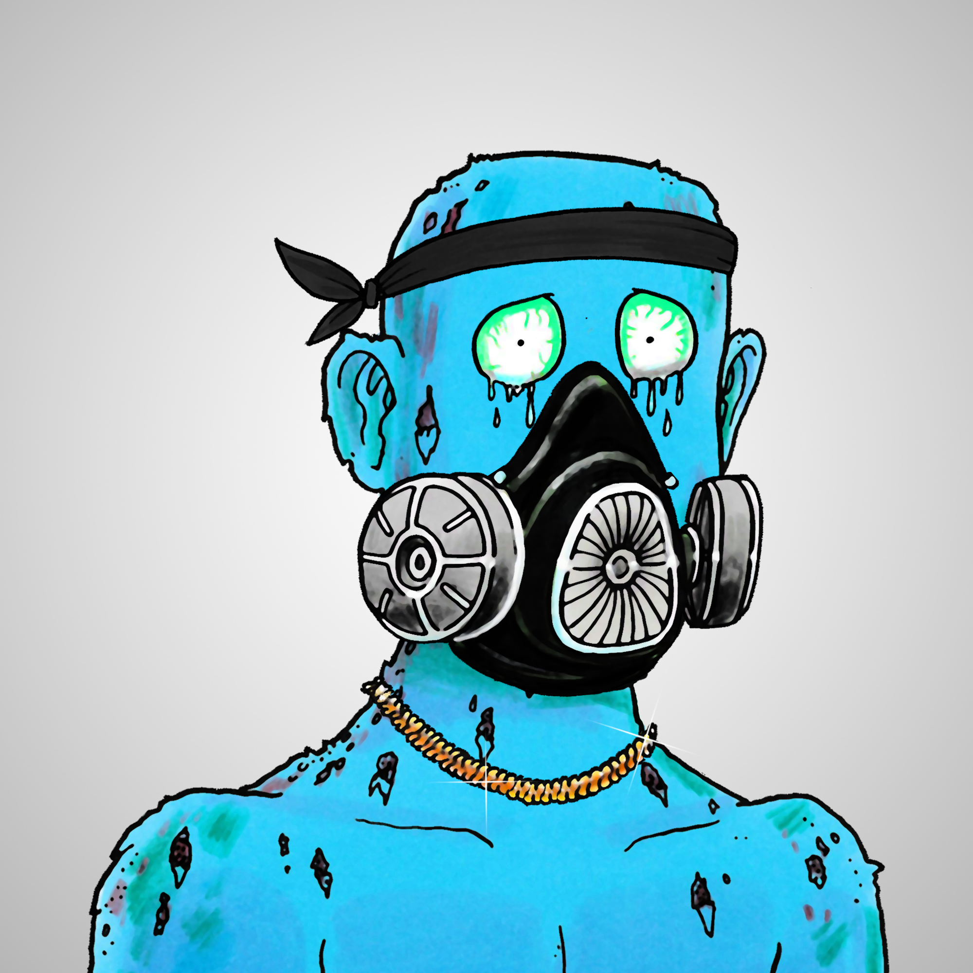 George Trosley - Jungle Freaks - Jungle Freak 3648 - NFT # 3648