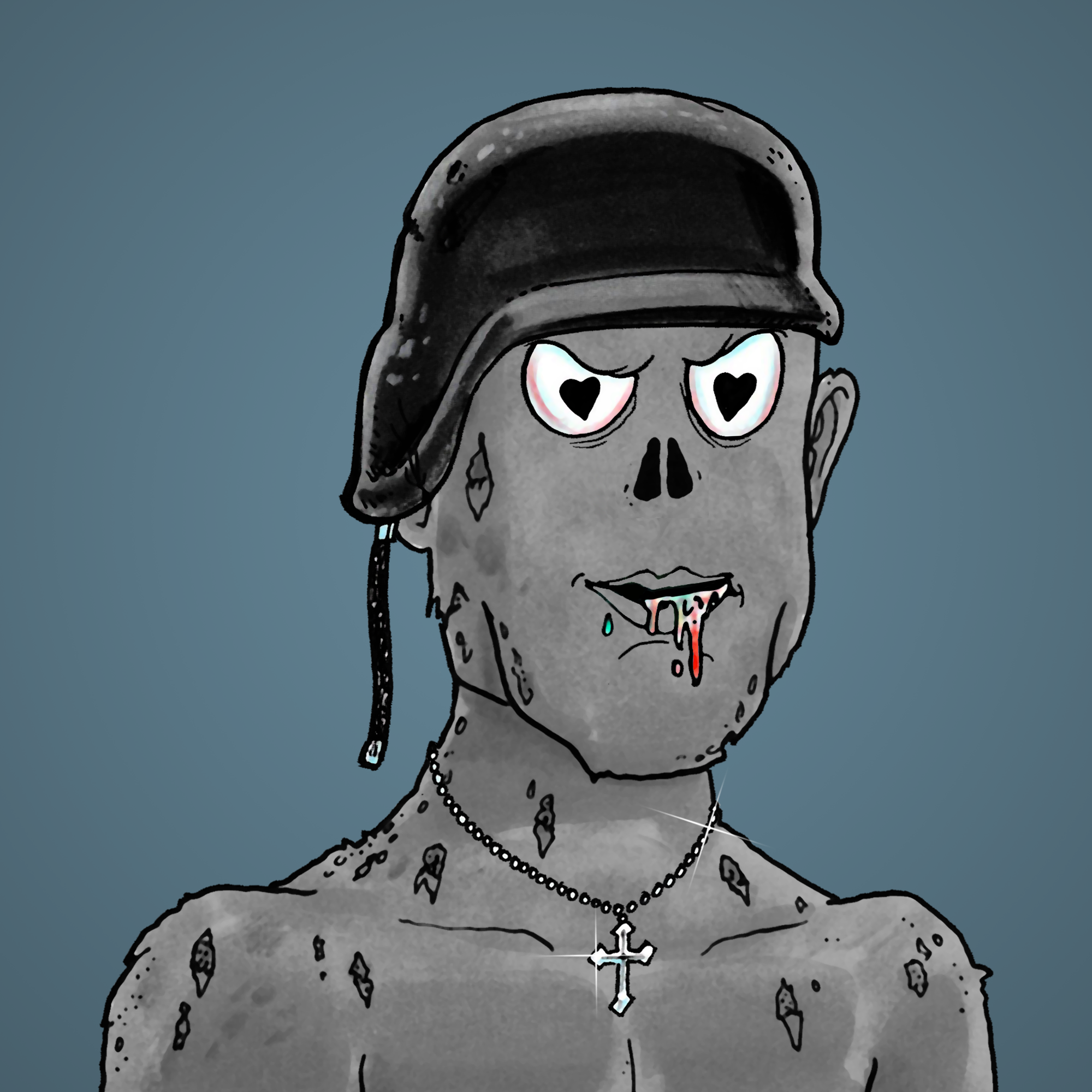 George Trosley - Jungle Freaks - Jungle Freak 3649 - NFT # 3649