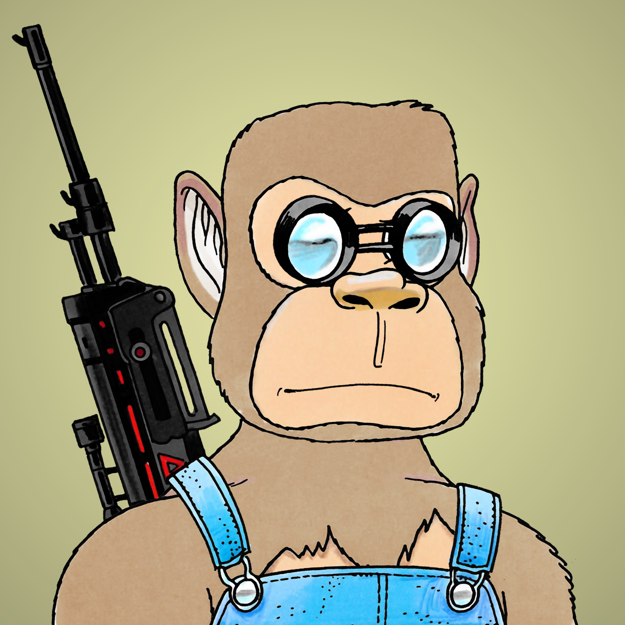 George Trosley - Jungle Freaks - Jungle Freak 3650 - NFT # 3650