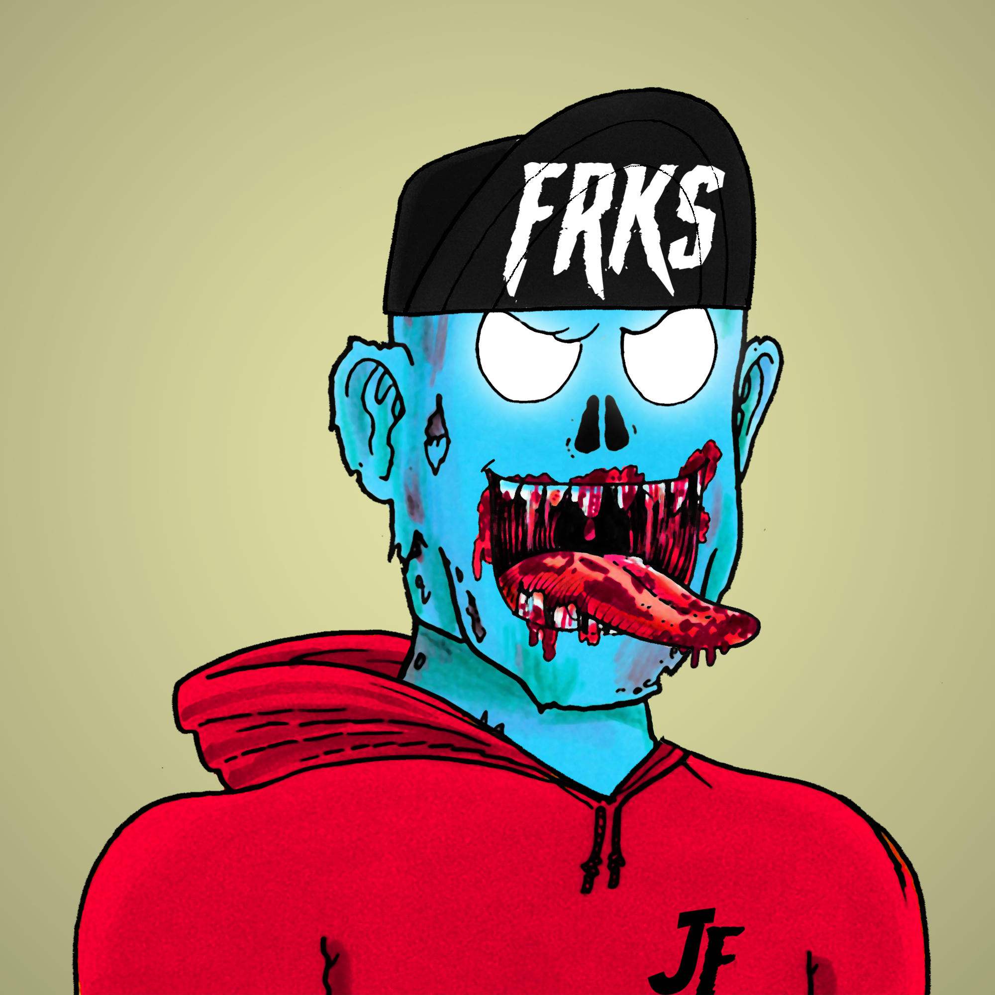 George Trosley - Jungle Freaks - Jungle Freak 3659 - NFT # 3659