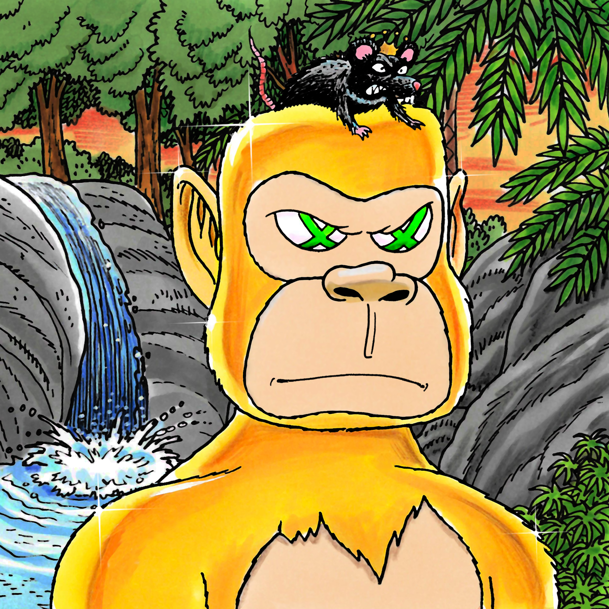 George Trosley - Jungle Freaks - Jungle Freak 366 - NFT # 366